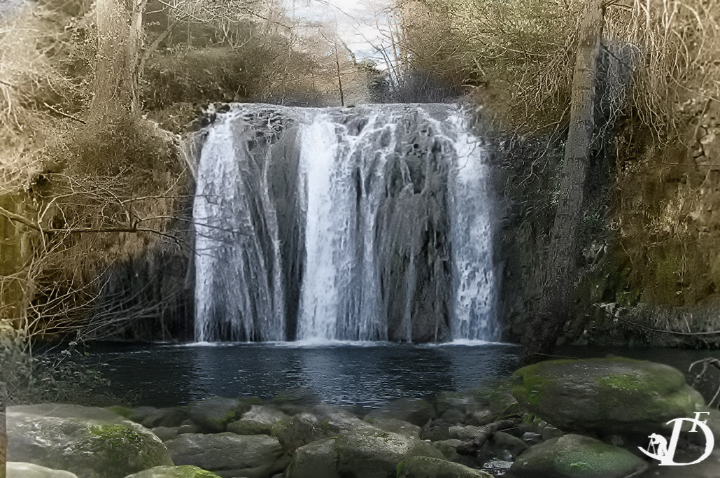 Nikon D90 sample photo. Waterfall photography