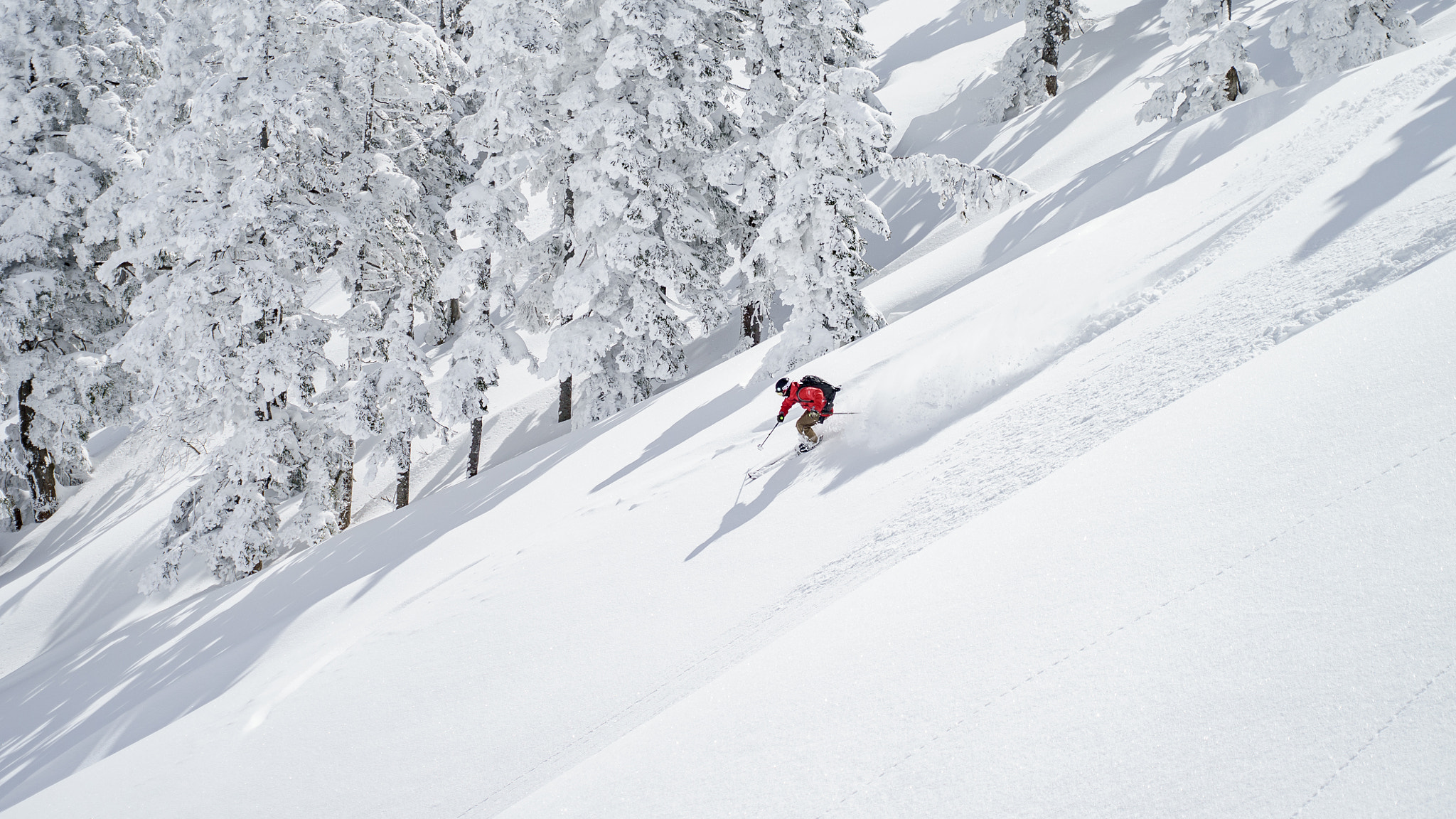 Sony a7S sample photo. Backcountry ski photography