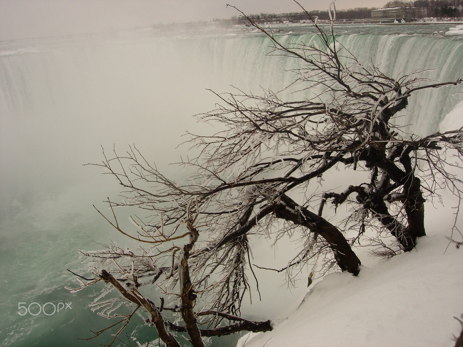 Nikon E5200 sample photo. Niagara fall in march photography