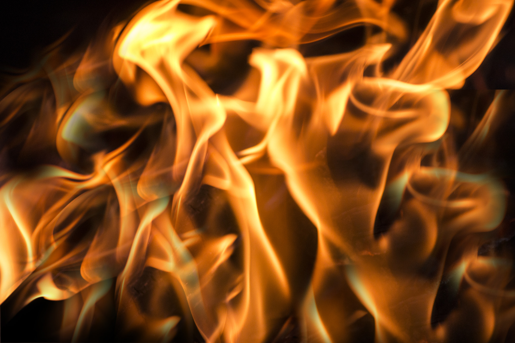 Tamron SP AF 90mm F2.8 Di Macro sample photo. Flames on a black background photography