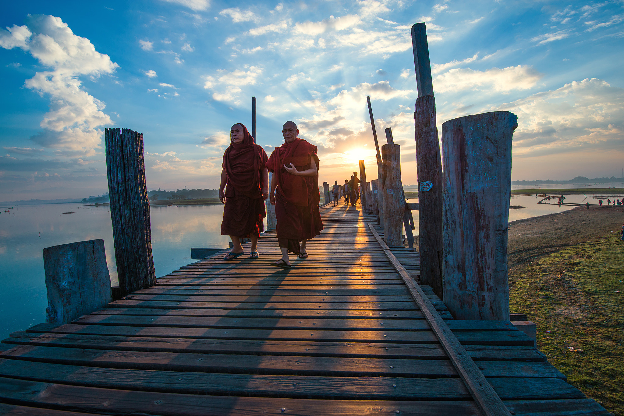 Tamron SP 15-30mm F2.8 Di VC USD sample photo. Burma monks photography