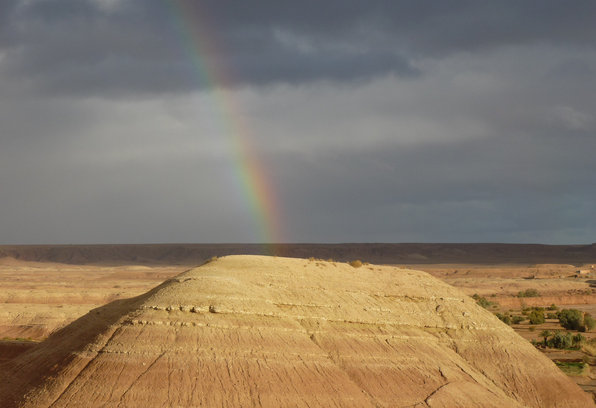 Panasonic Lumix DMC-FS3 sample photo. Rainbow on the hill photography