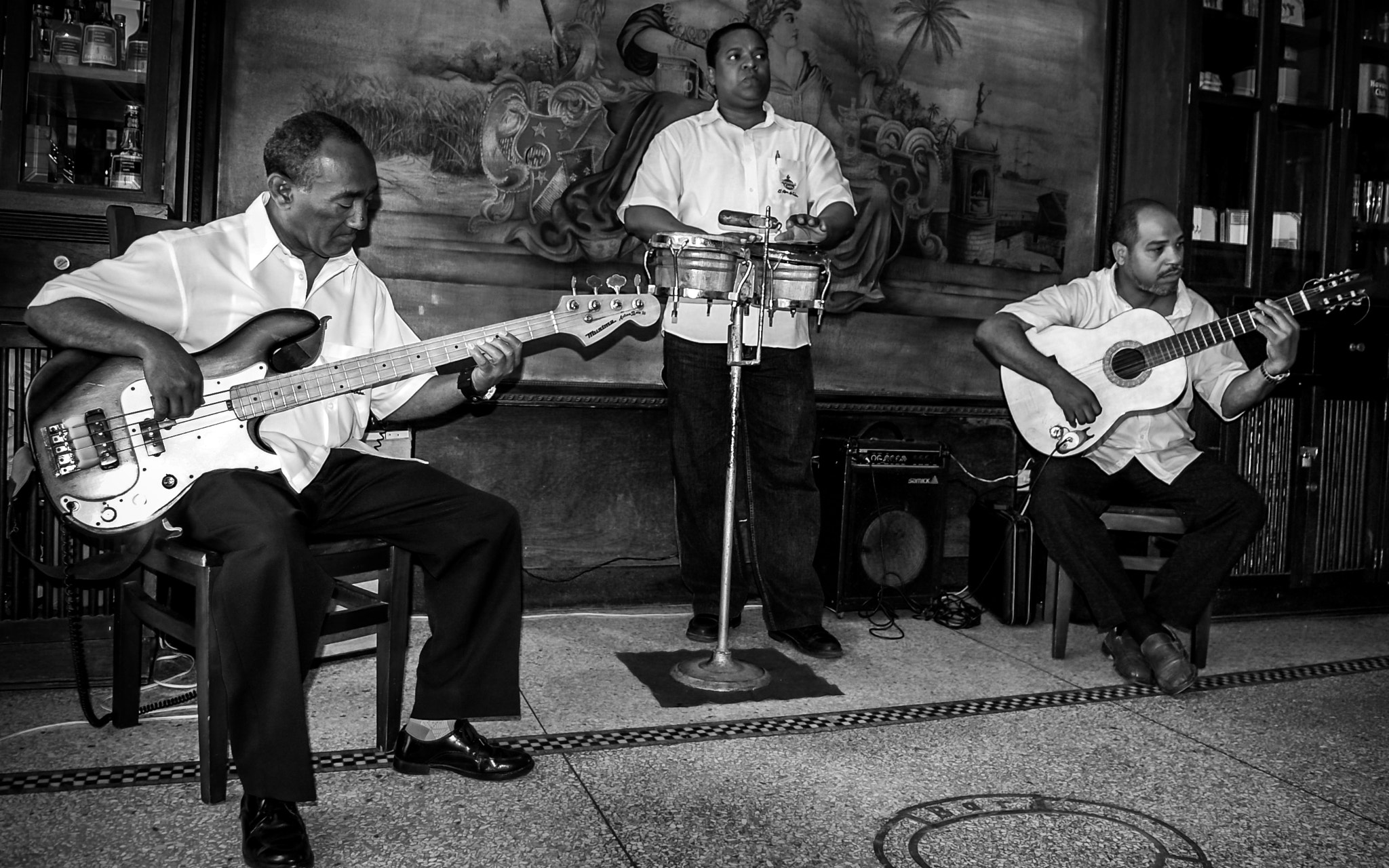 Pentax K100D Super + Pentax smc DA 18-55mm F3.5-5.6 AL sample photo. Musiciens de la havane (cuba) photography