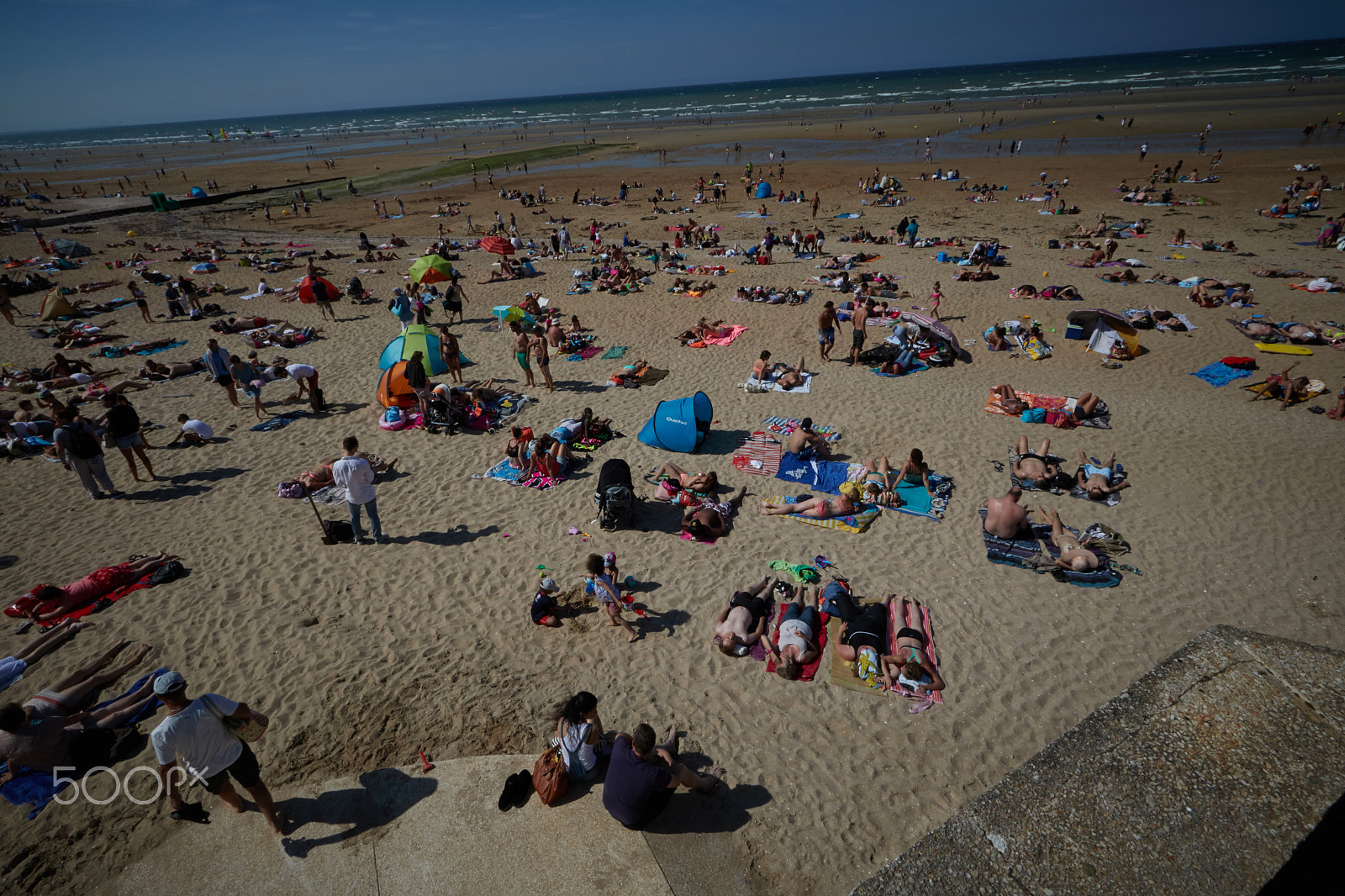 Canon EOS 760D (EOS Rebel T6s / EOS 8000D) sample photo. Cabourge beach photography