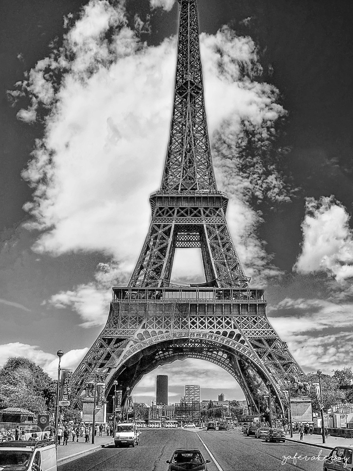 Olympus C55Z,C5500Z sample photo. Eiffel tower photography