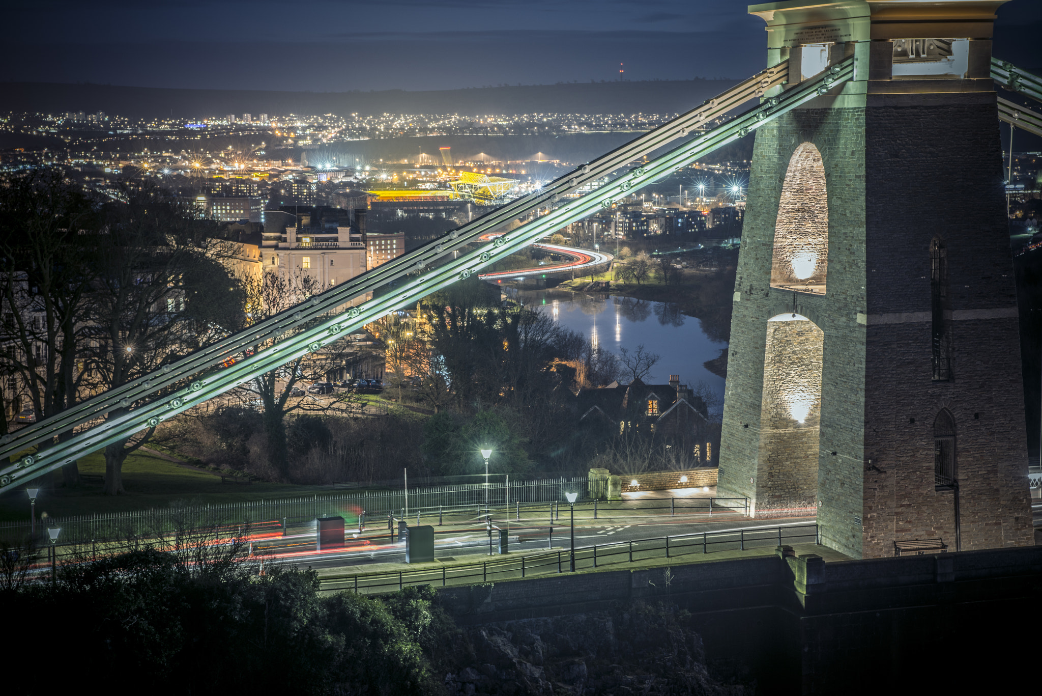 Sigma 24-70mm F2.8 EX DG Macro sample photo. Clifton suspension bridge photography