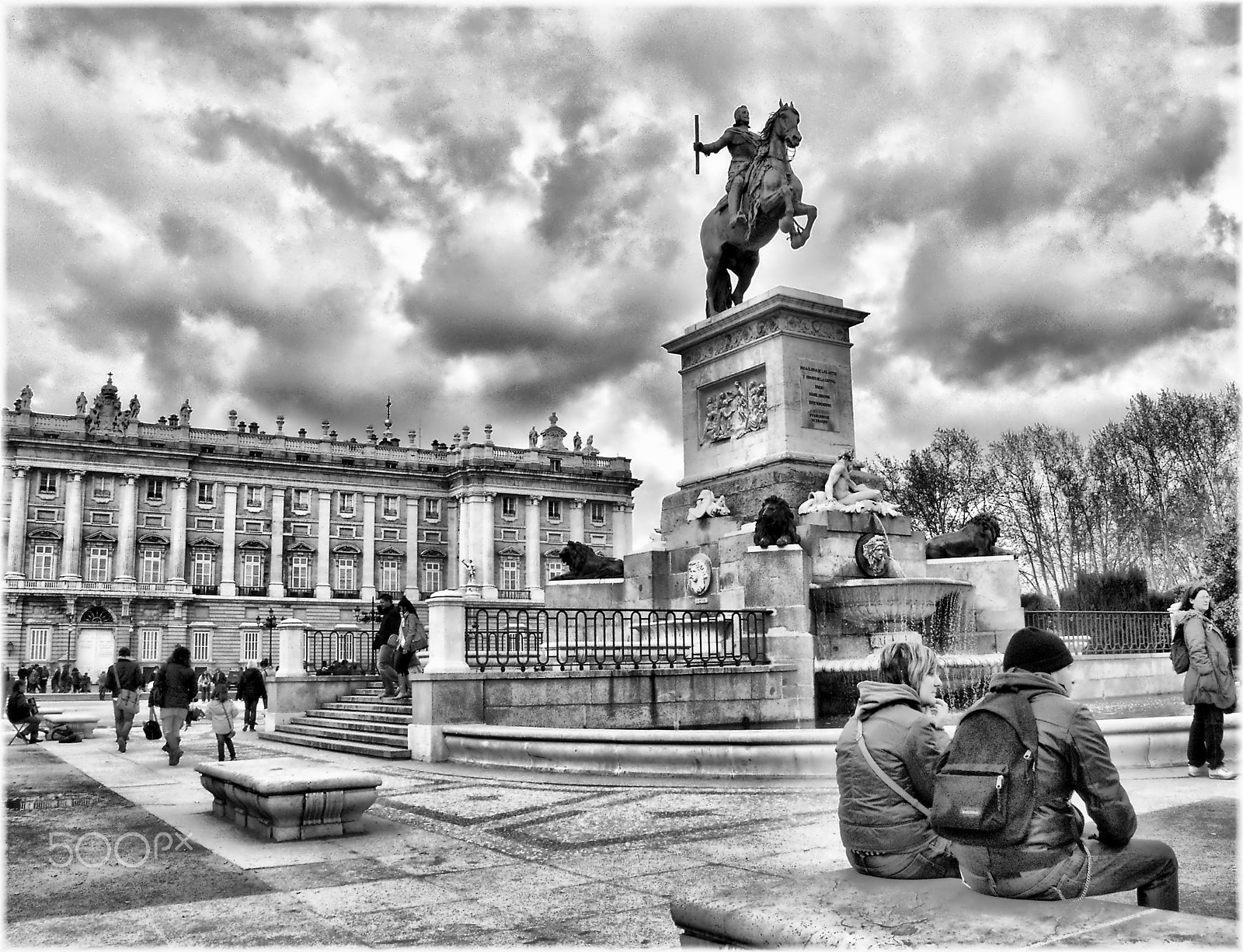 Samsung Pro 815 sample photo. Palacio real photography