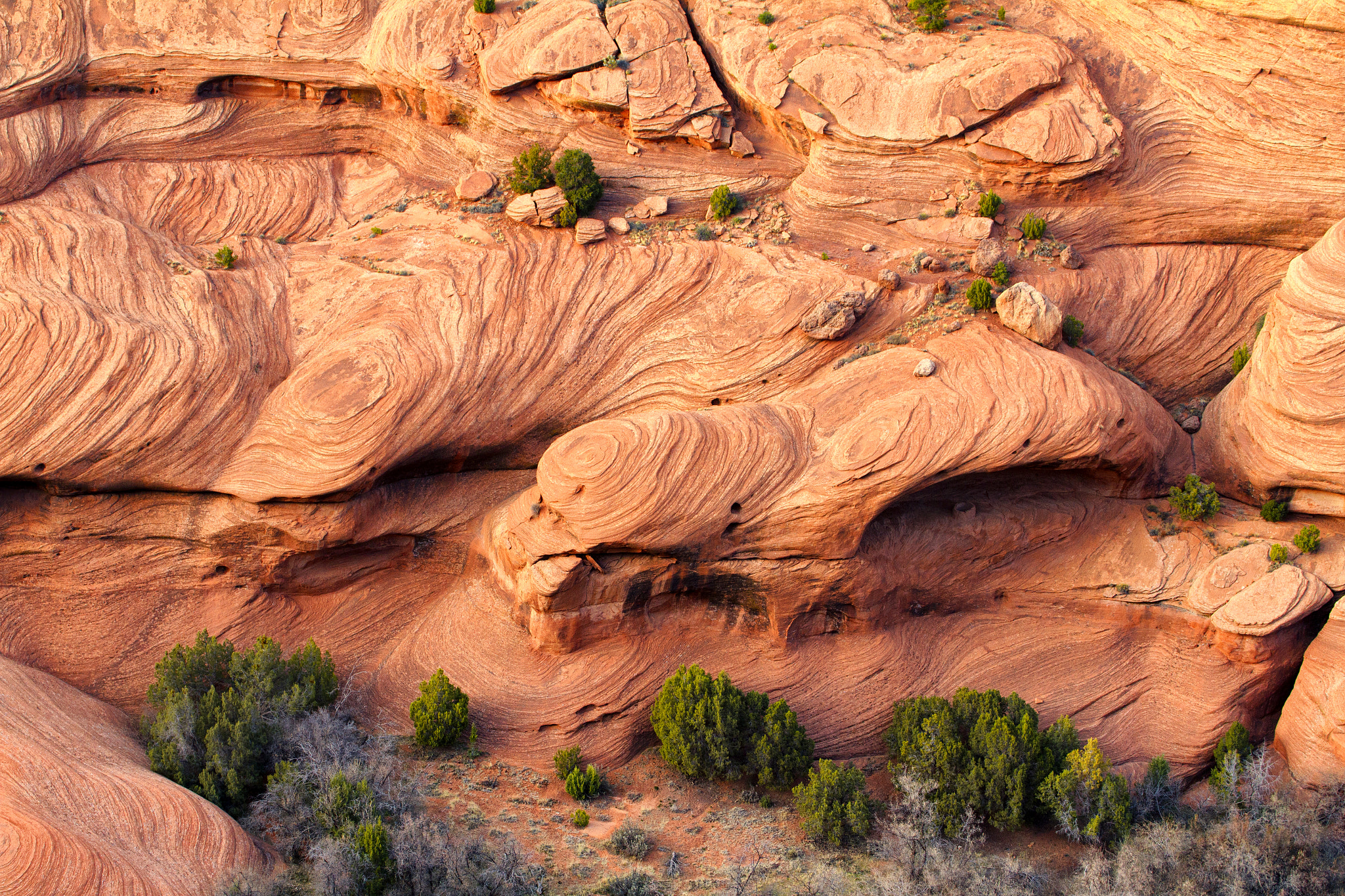 Canon EF 70-300mm F4-5.6L IS USM sample photo. Canyon de chelly swirls photography