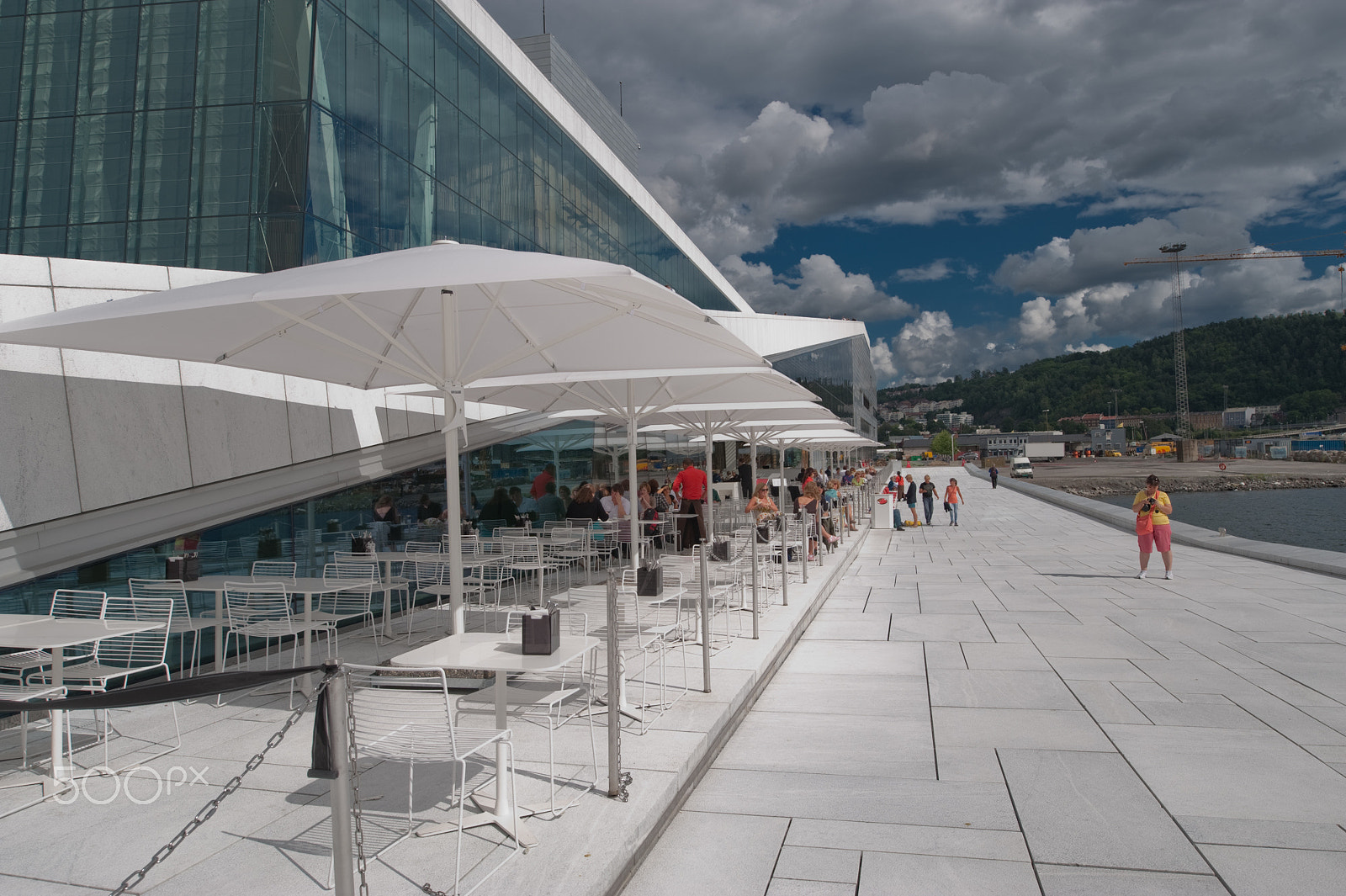 Nikon D700 + Nikon PC-E Nikkor 24mm F3.5D ED Tilt-Shift sample photo. Opera house in oslo photography