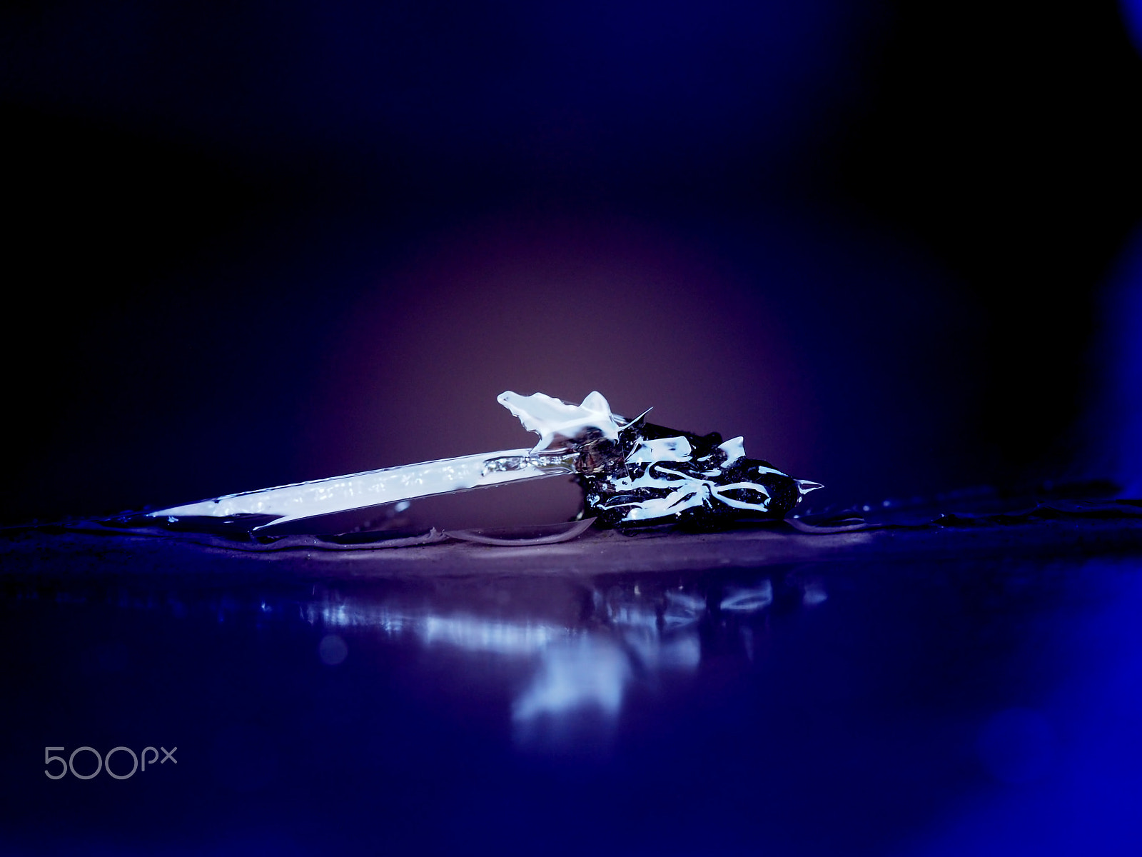 Olympus M.Zuiko Digital ED 60mm F2.8 Macro sample photo. Ice shard macro detail. crystal. photography