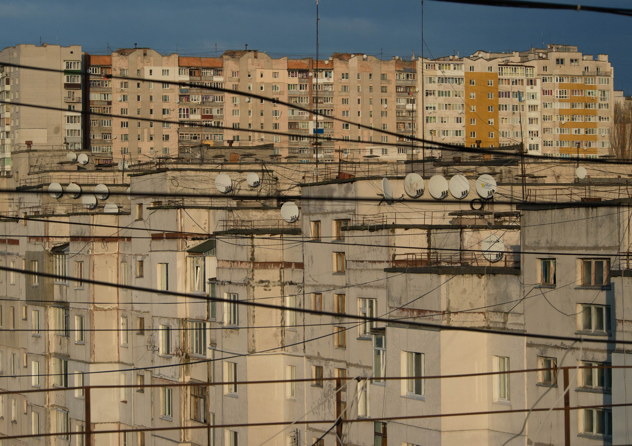 Olympus PEN E-PL3 sample photo. 9-storey ghetto photography