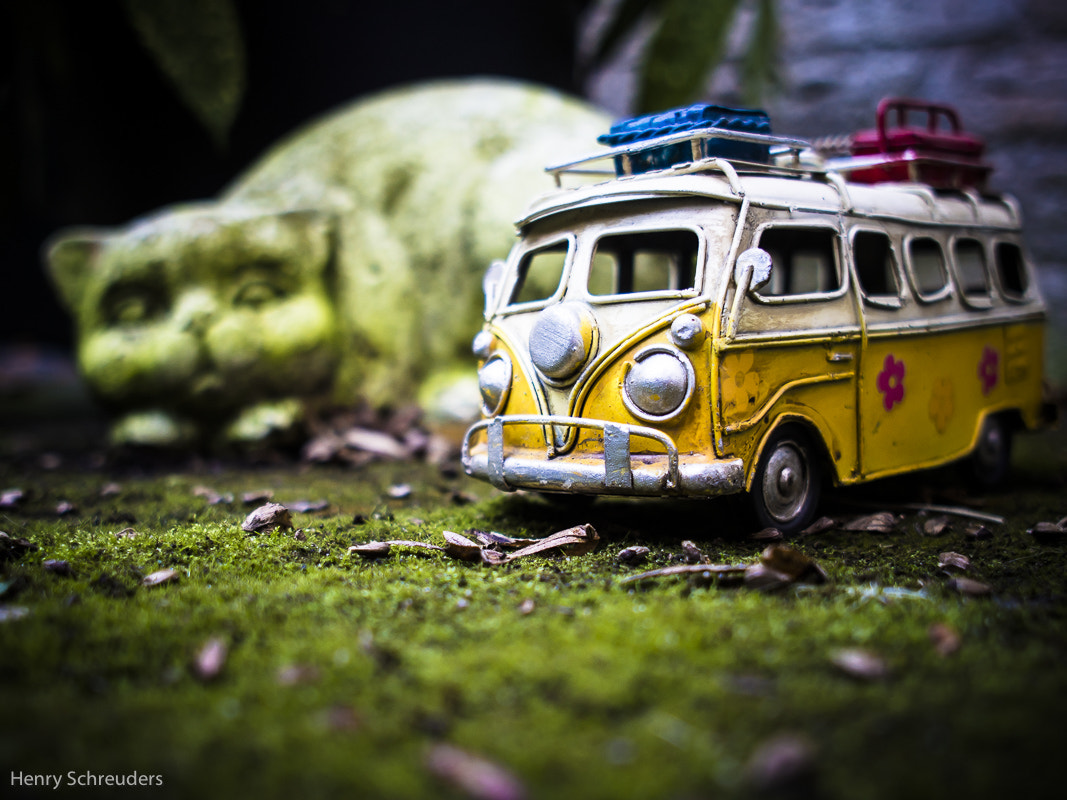 Sigma 19mm F2.8 EX DN sample photo. Toy camper photography