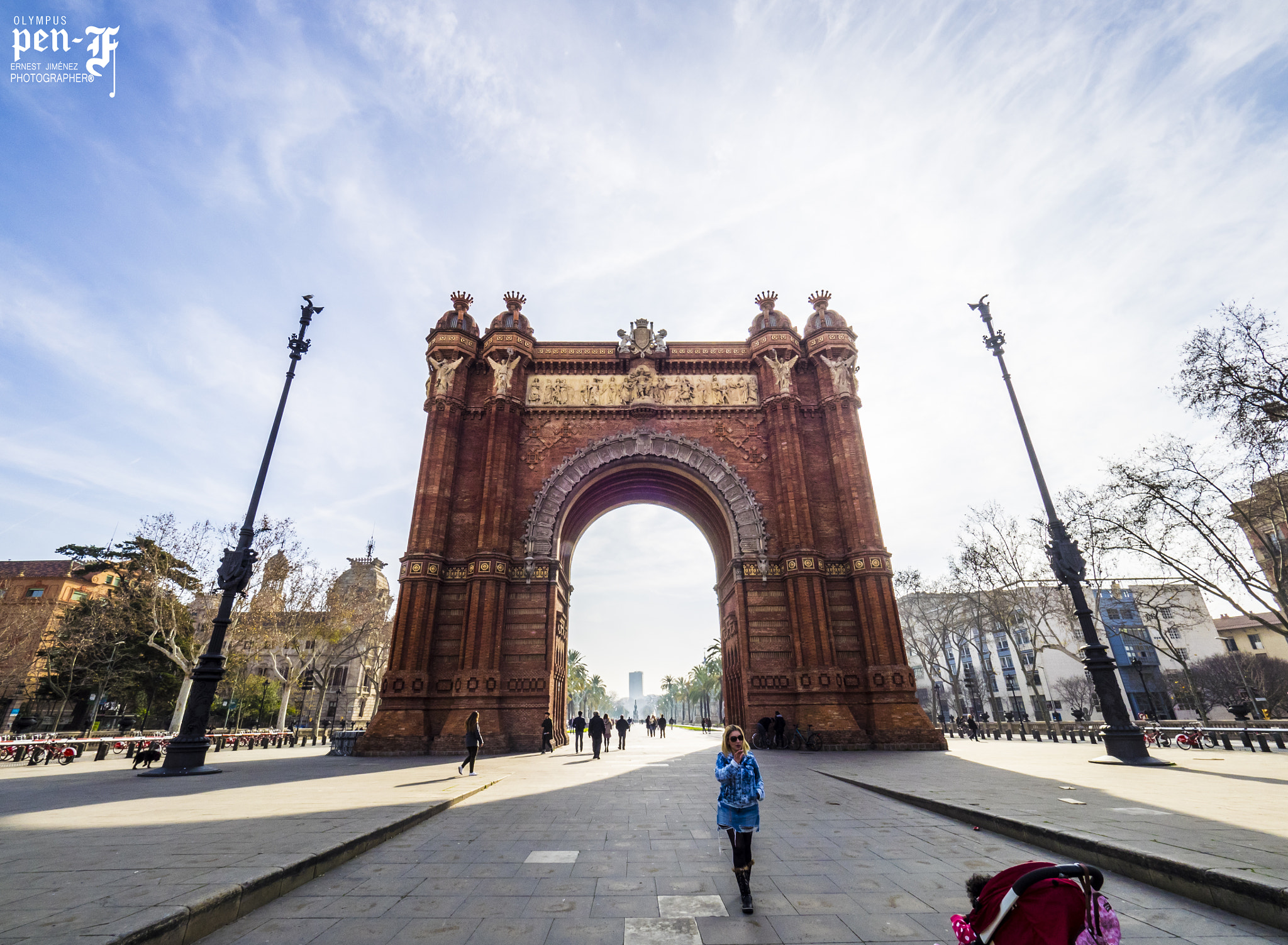 Olympus OM-D E-M1 sample photo. Arc de triumf - barcelona !!! photography