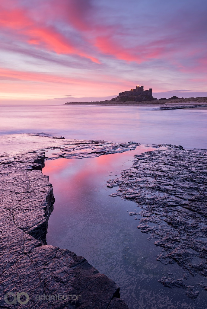 Bamburgh Sunrise by Adam Burton on 500px.com