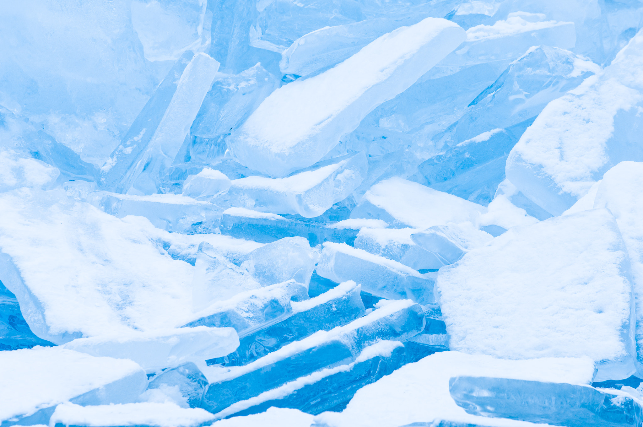 Nikon D2X sample photo. Winter scene with frozen ice-pack ice float and other formations photography