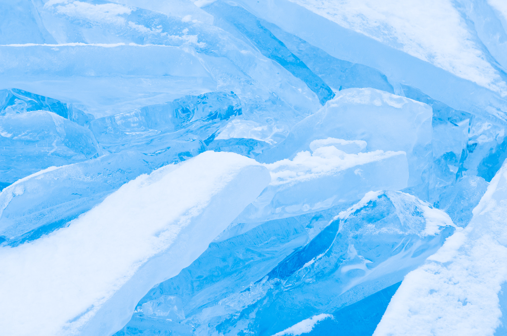 Nikon D2X sample photo. Winter scene with frozen ice-pack ice float and other formations photography