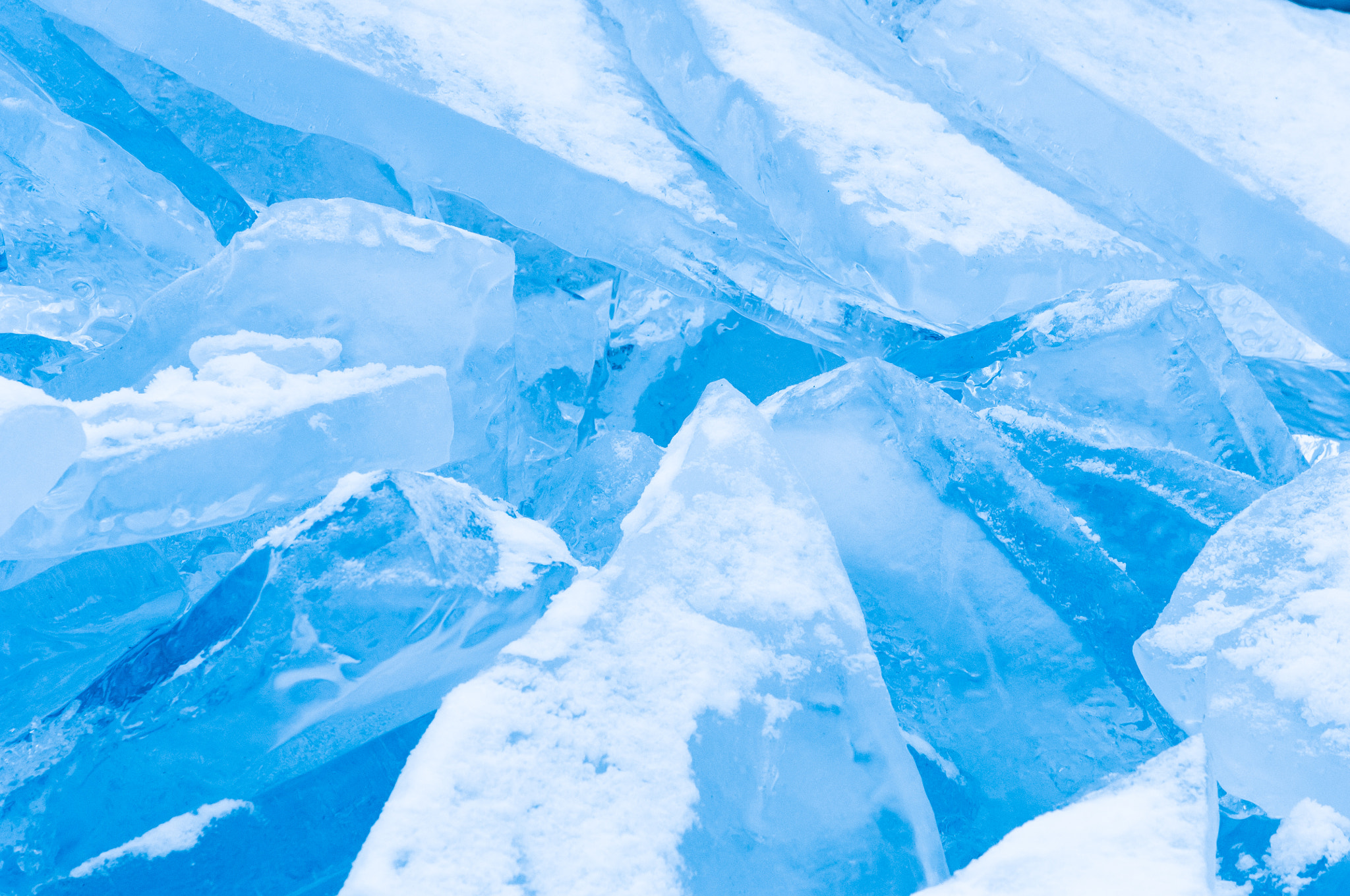 Nikon D2X sample photo. Winter scene with frozen ice-pack ice float and other formations photography