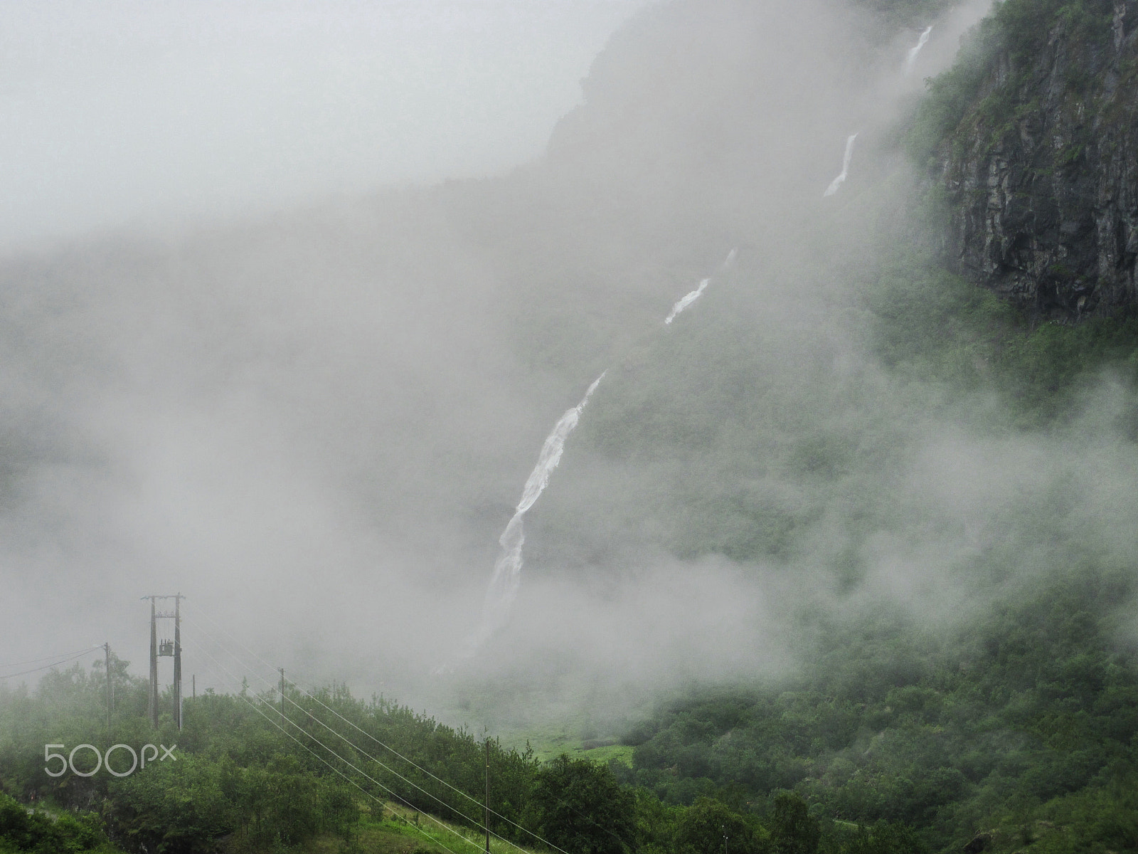 Canon PowerShot A2100 IS sample photo. Waterfall.norway photography