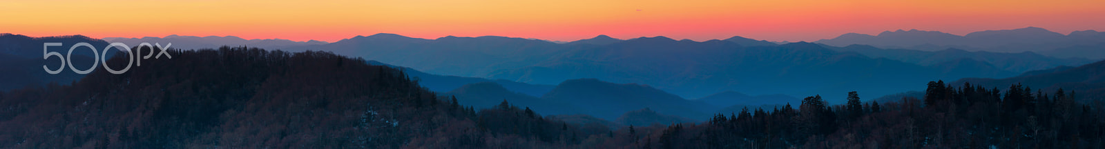 Canon EOS 5DS R sample photo. Newfound gap pano photography