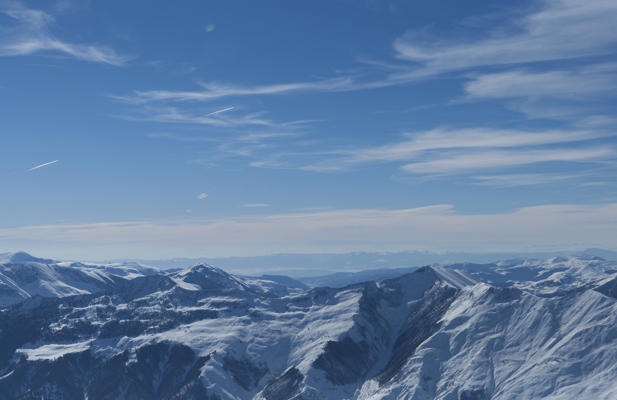 Nikon D5000 sample photo. Georgian mountains photography