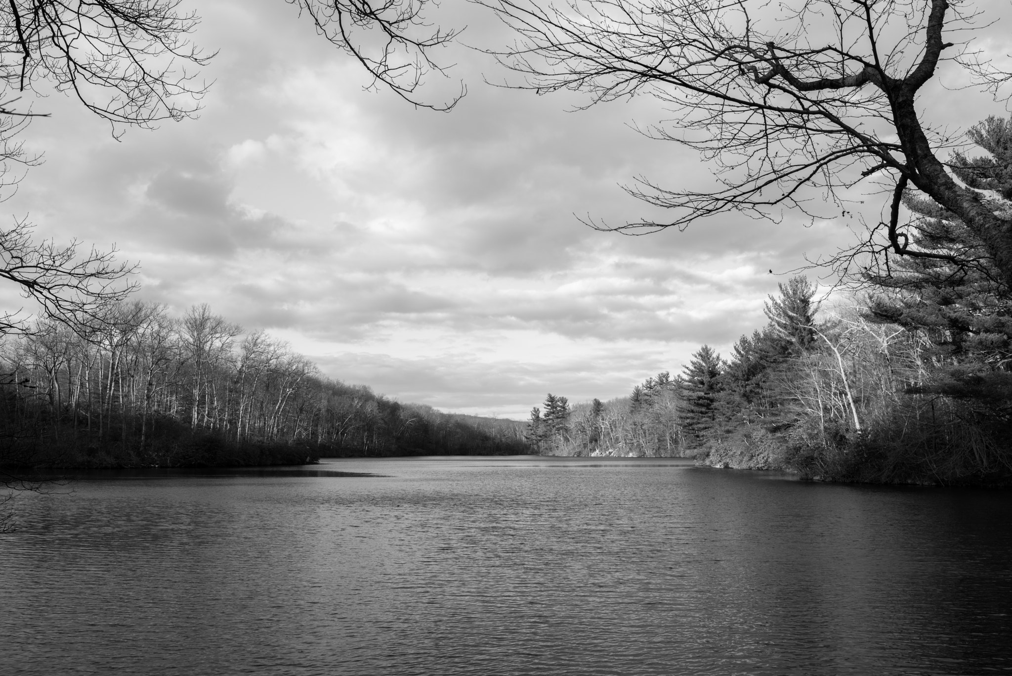 Pentax K-1 sample photo. Pond, huntington state park photography