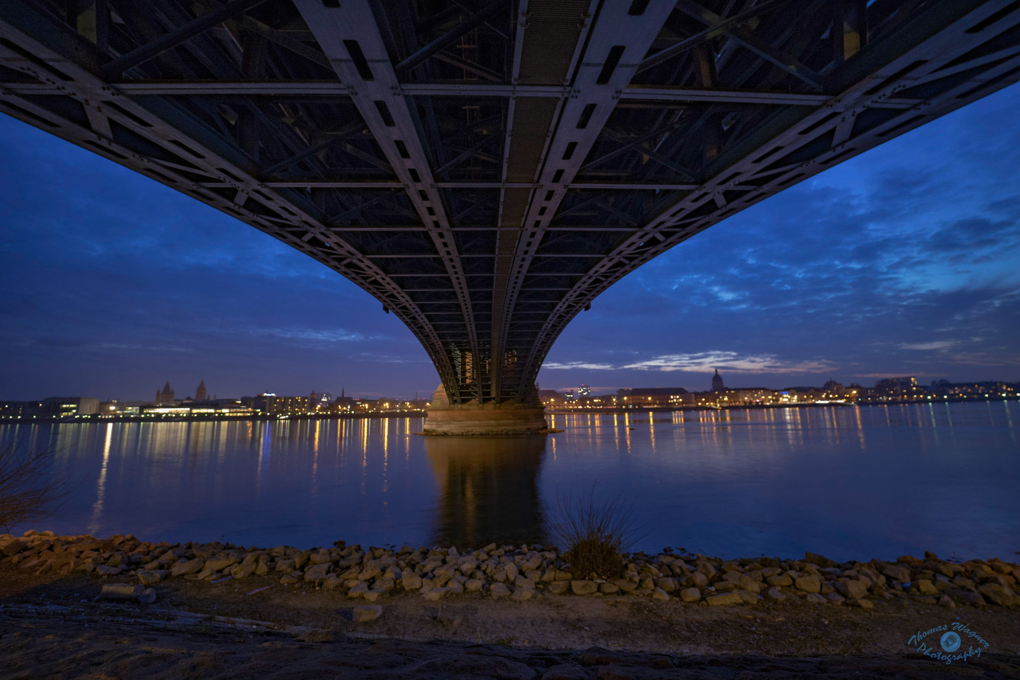 Samyang AF 14mm F2.8 FE sample photo. Evening under  bridge photography