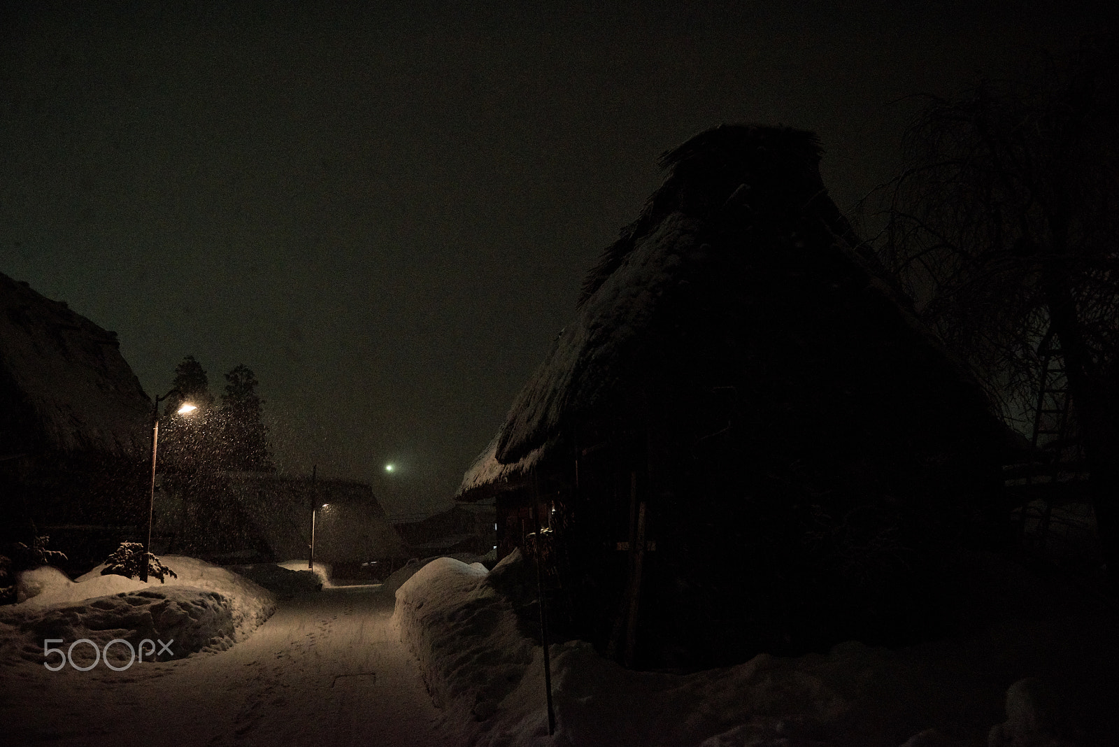 Nikon AF-S Nikkor 24-70mm F2.8G ED sample photo. Snow village photography