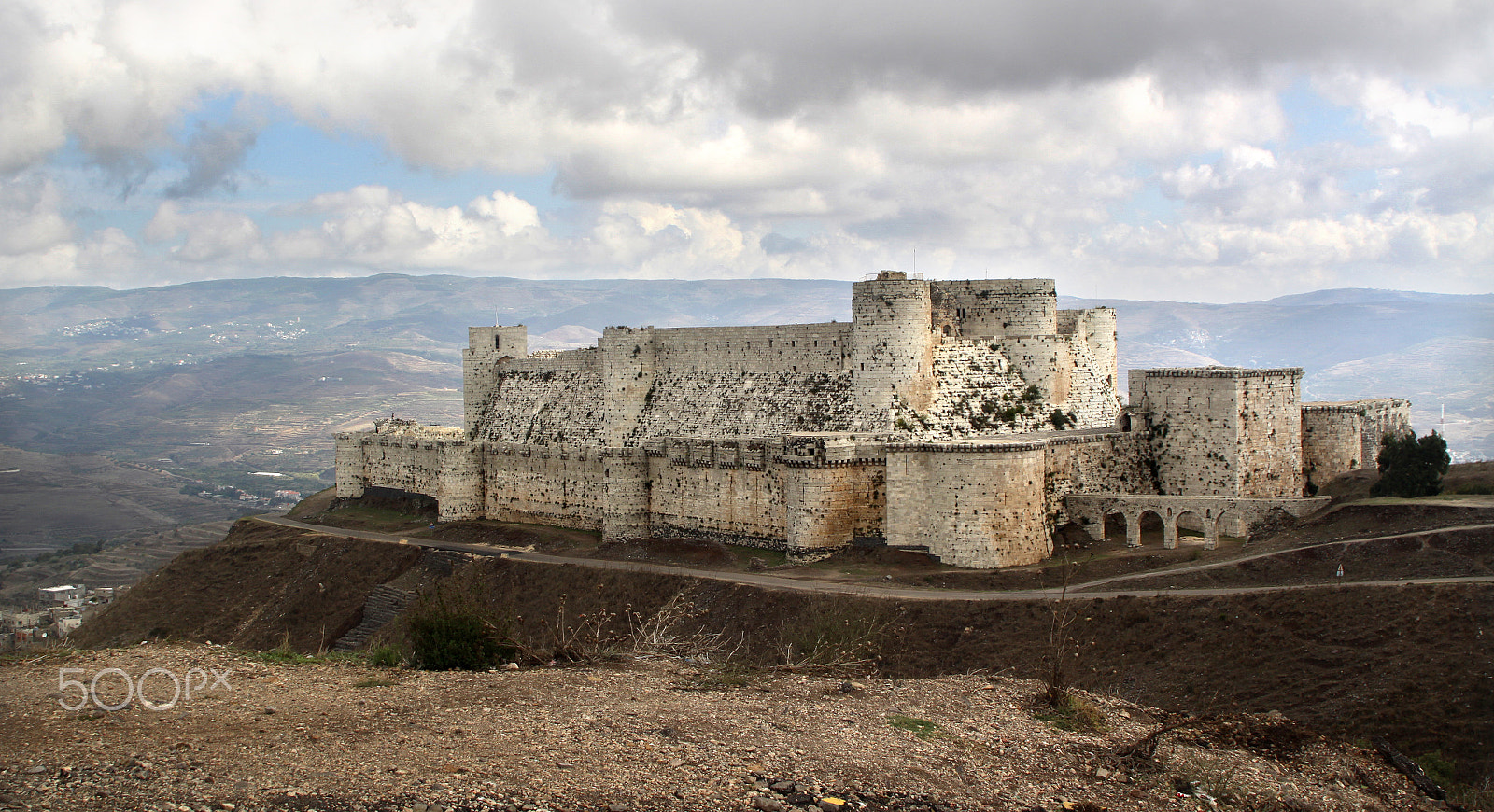Canon EF 28-105mm f/3.5-4.5 USM sample photo. Krak des chevaliers    syria photography