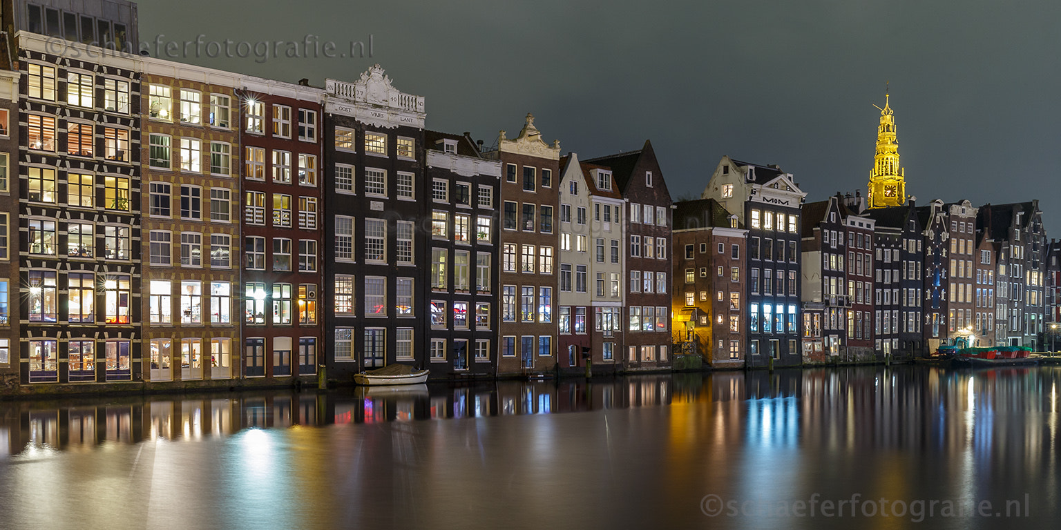 Canon EOS-1D X + Canon EF 16-35mm F4L IS USM sample photo. Amsterdam city lights photography