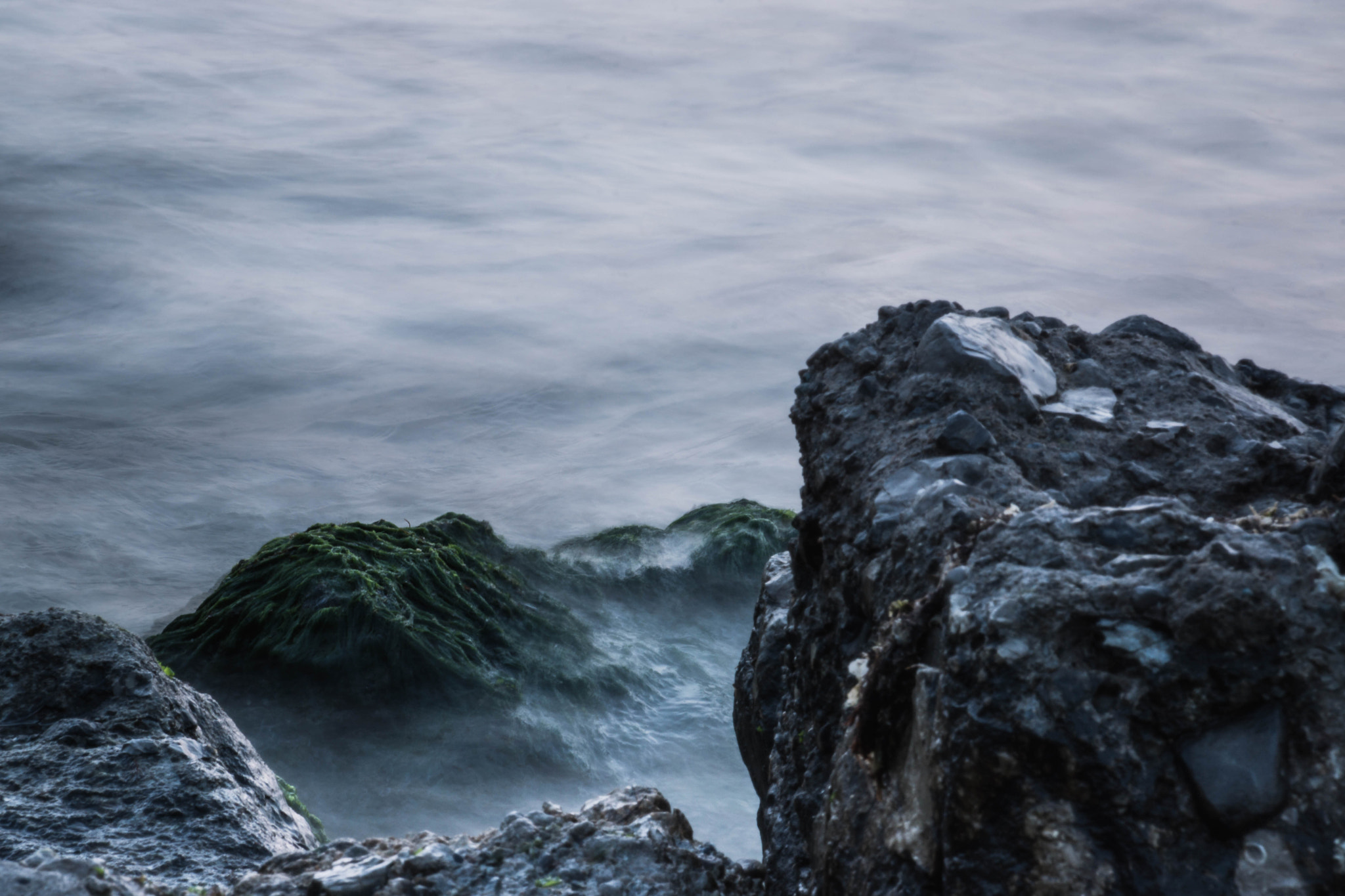 Sony SLT-A77 sample photo. Fog at sea photography