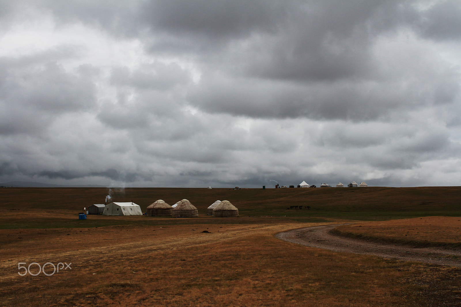 Sigma 50mm F1.4 EX DG HSM sample photo. Yurt village in son-kul photography