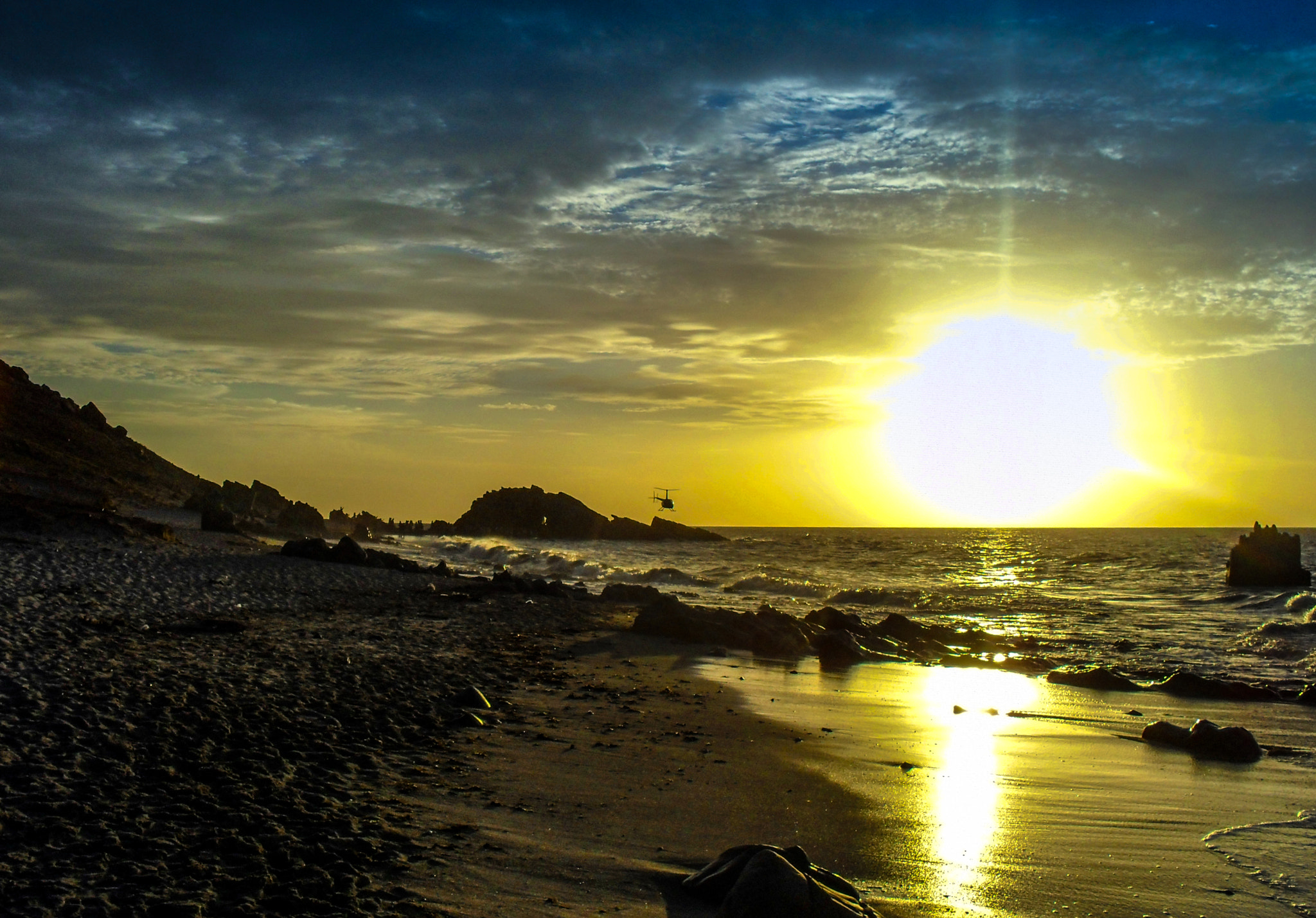 Samsung ES17 / VLUU ES17 /  SL40 /  ES19 sample photo. Pôr do sol na pedra furada de jericoacoara photography