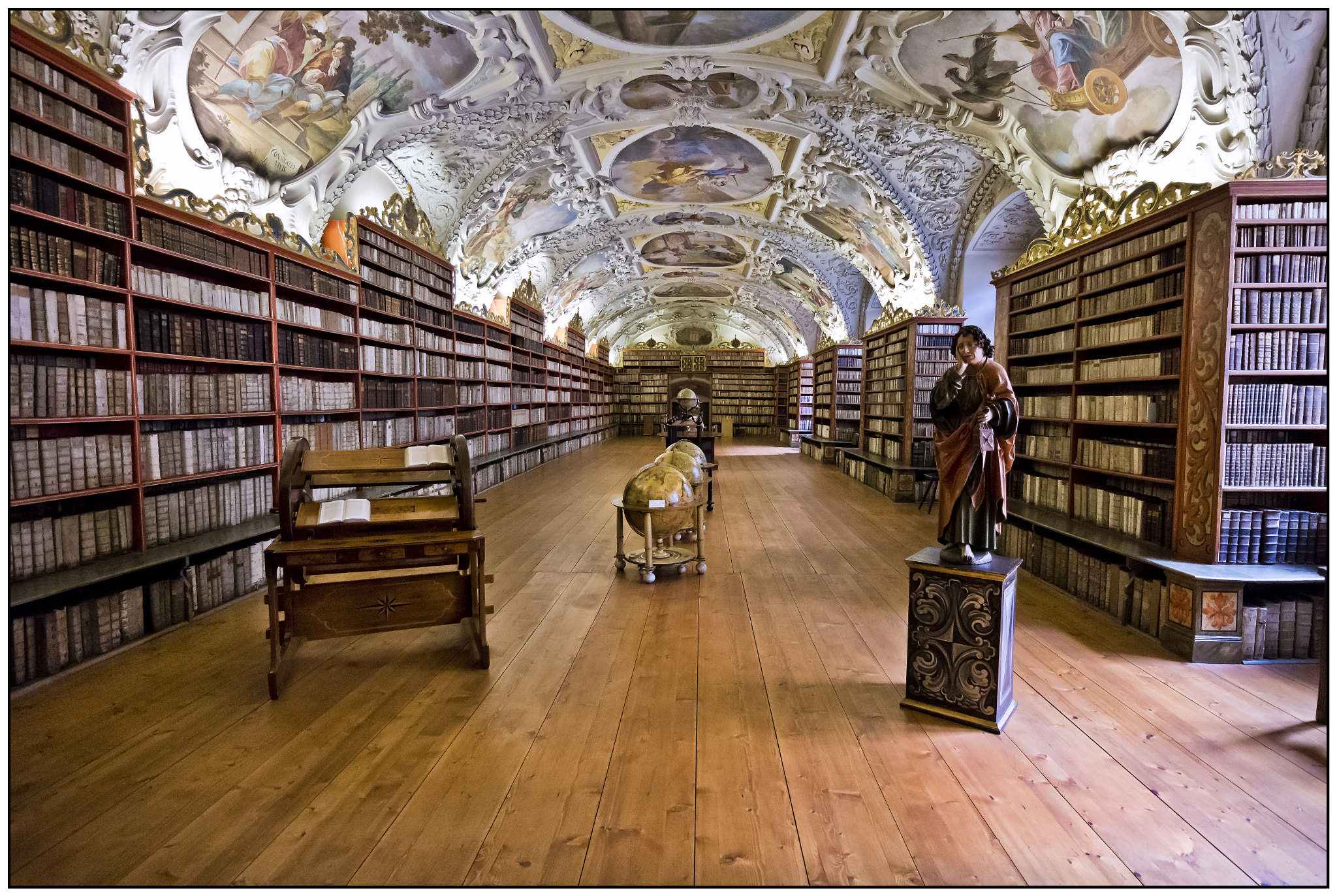 Canon EF-M 11-22mm F4-5.6 IS STM sample photo. Strahov monastery library, prague. photography