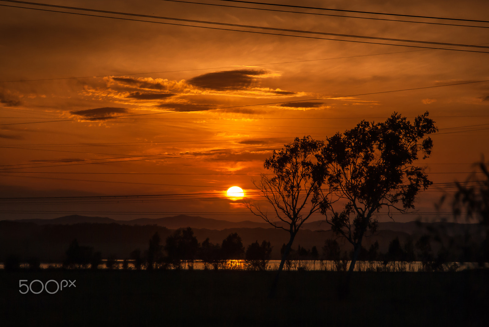Nikon D3000 sample photo. Sunset photography