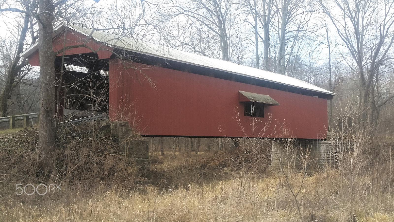Samsung Galaxy S5 Active sample photo. Old red covered bridge photography