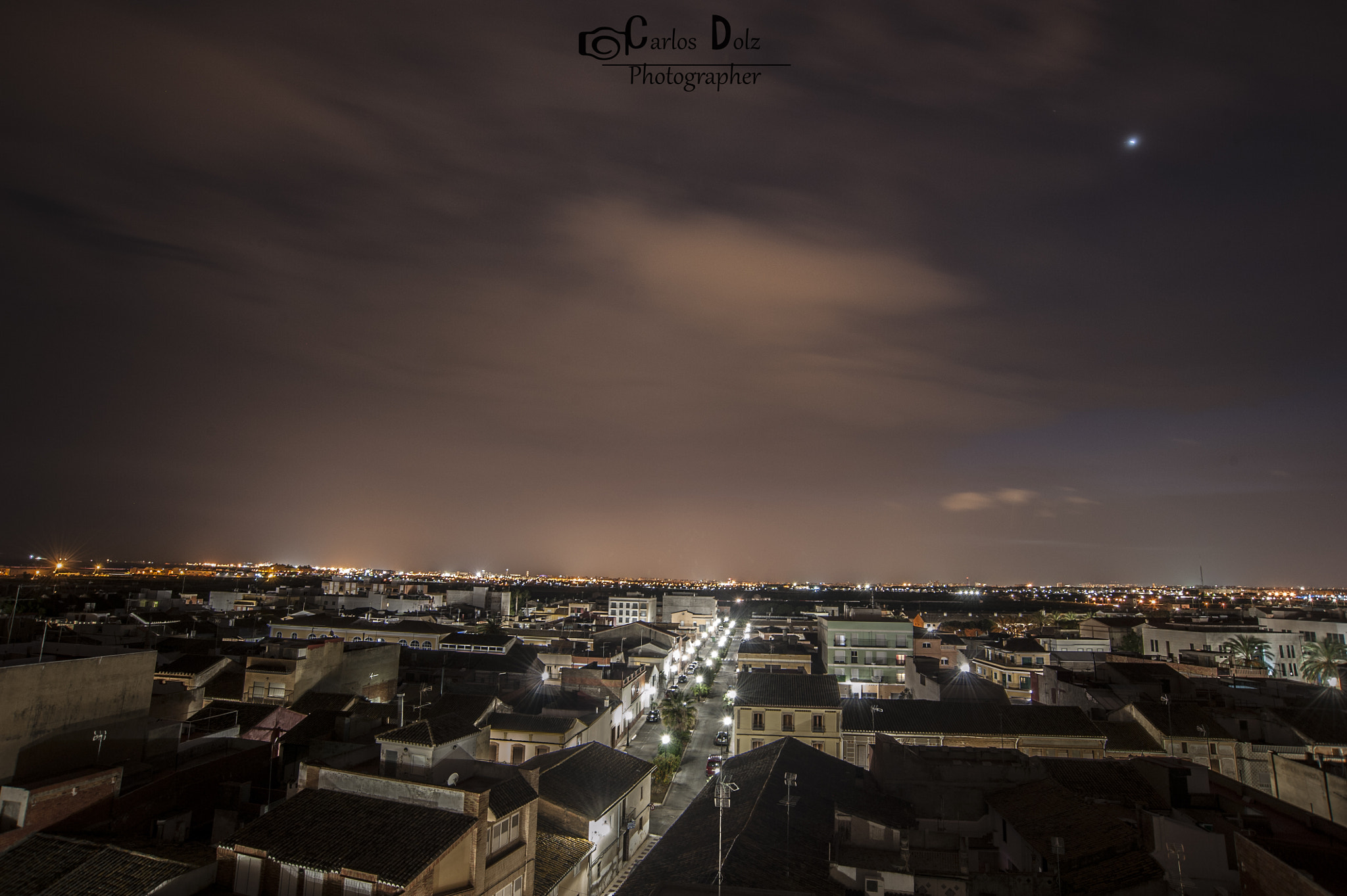 Nikon D700 sample photo. Albuixech de noche. photography