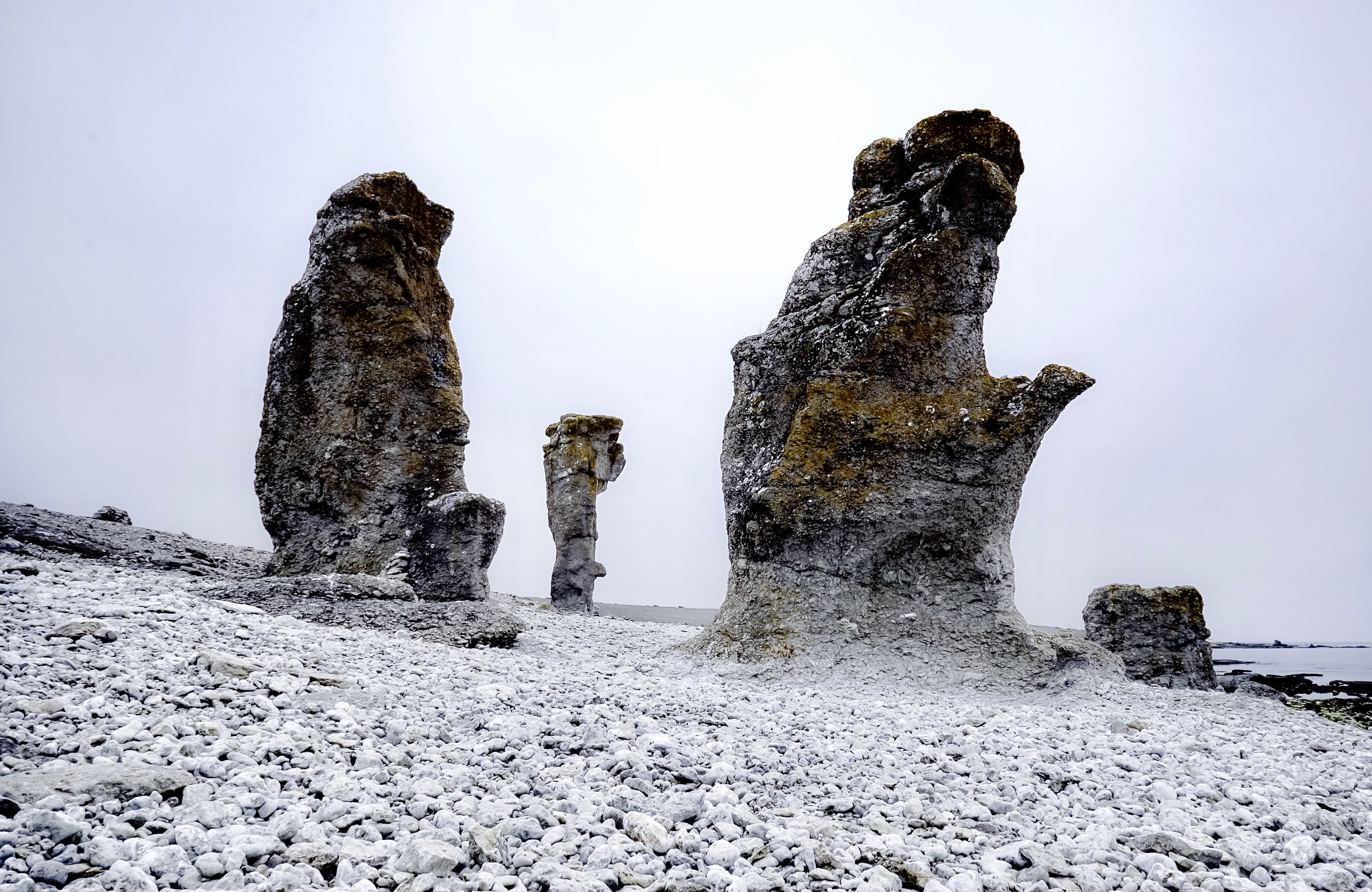 Sony a6000 + Sony E 16mm F2.8 sample photo. Fårö gotland (raukar) photography