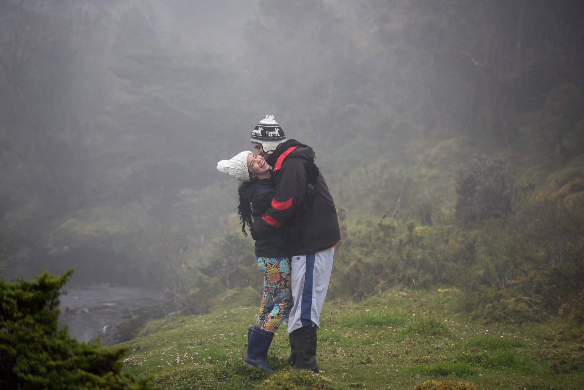 Nikon D810 + Tamron SP 70-300mm F4-5.6 Di VC USD sample photo. Boyfriends in the colombian paramos photography