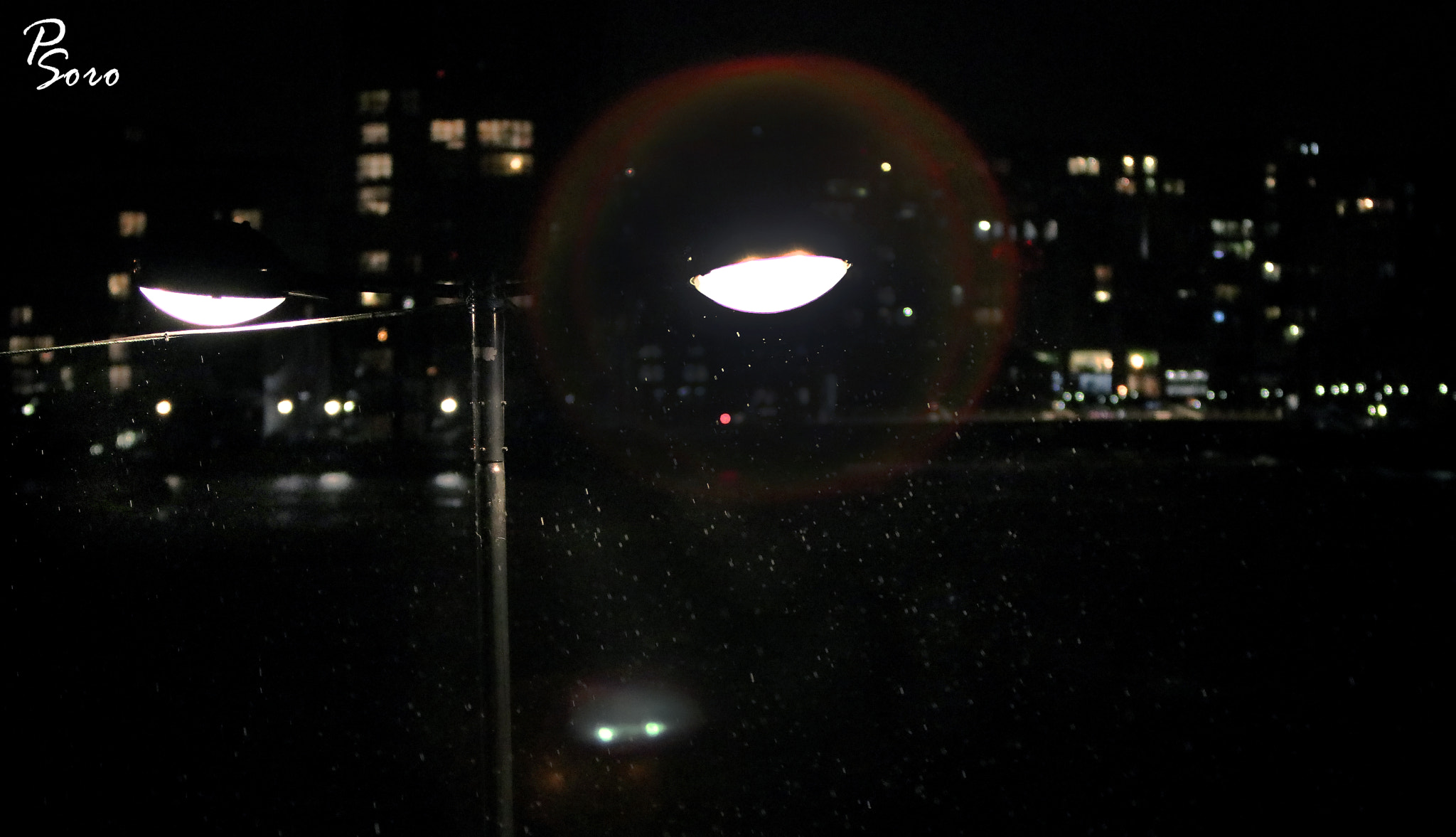 Canon EF 70-200mm F2.8L IS USM sample photo. Midnight rain... photography