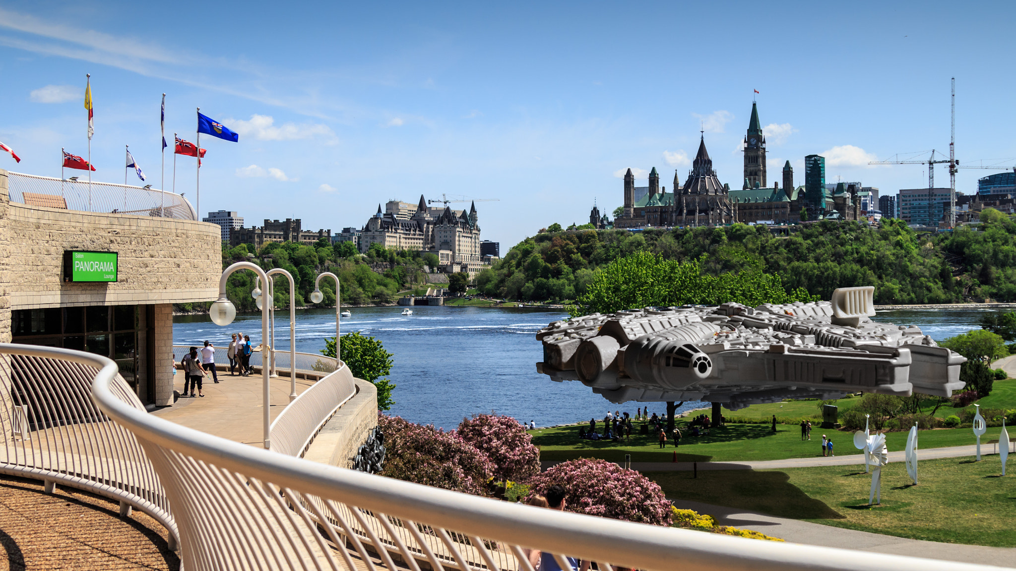 Canon EOS 700D (EOS Rebel T5i / EOS Kiss X7i) sample photo. Millenium falcon visited ottawa, canada photography