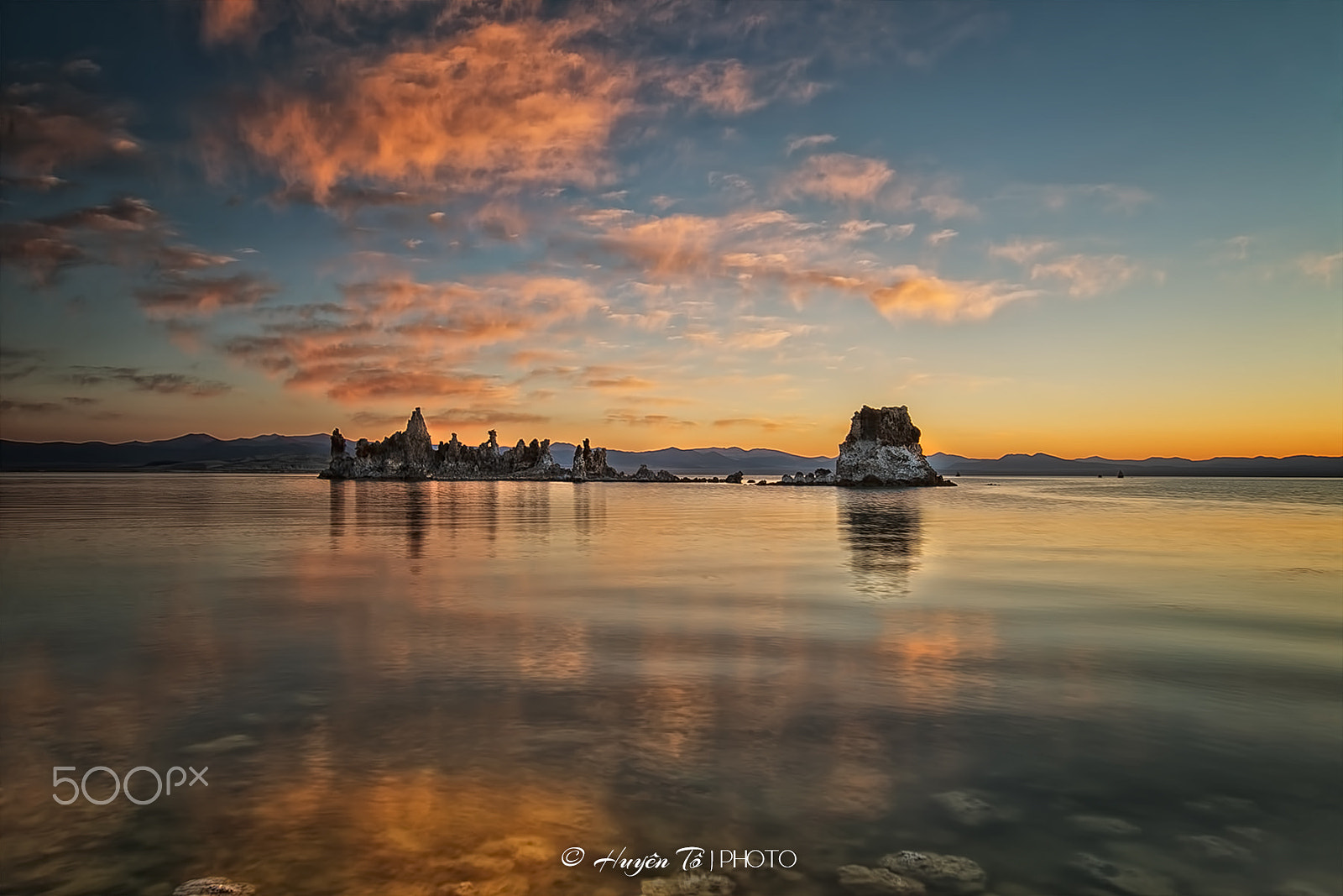 Canon EF 16-35mm F2.8L II USM sample photo. Sunrise at mono lake photography