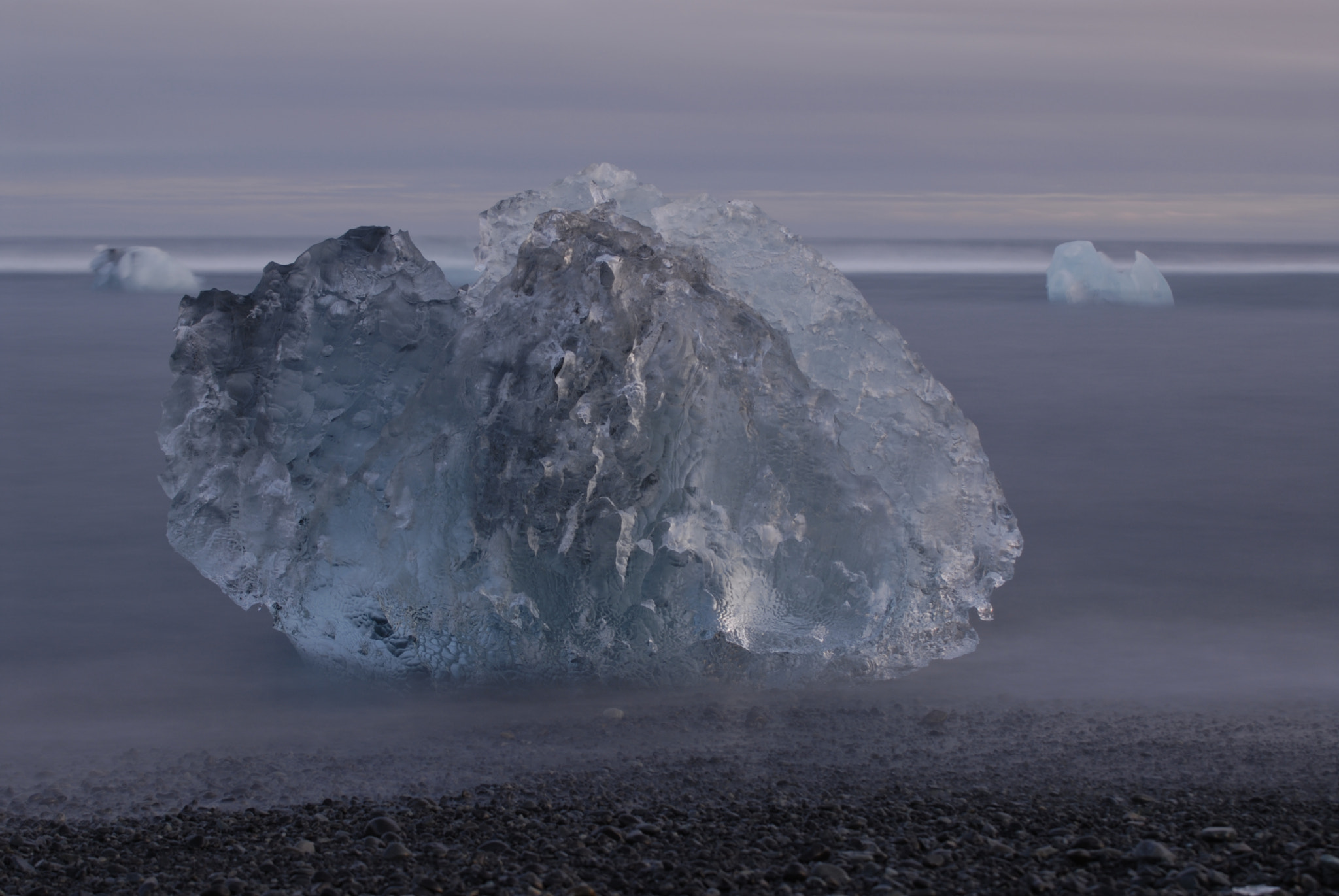 Nikon D200 sample photo. Floating ice (jökulsárlón) photography