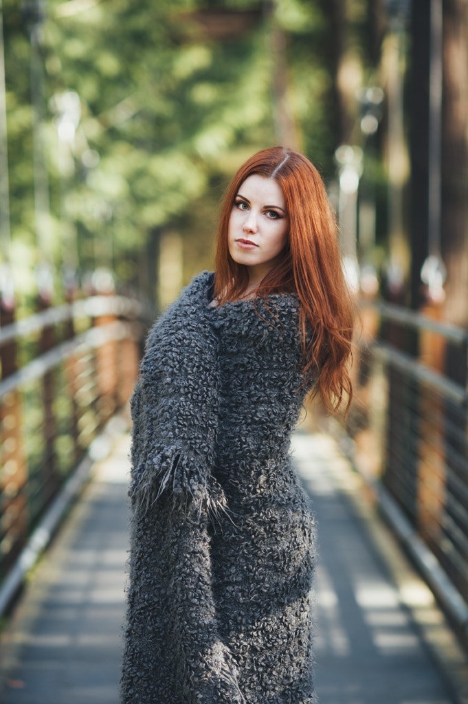 AF DC-Nikkor 135mm f/2D sample photo. A girl photography