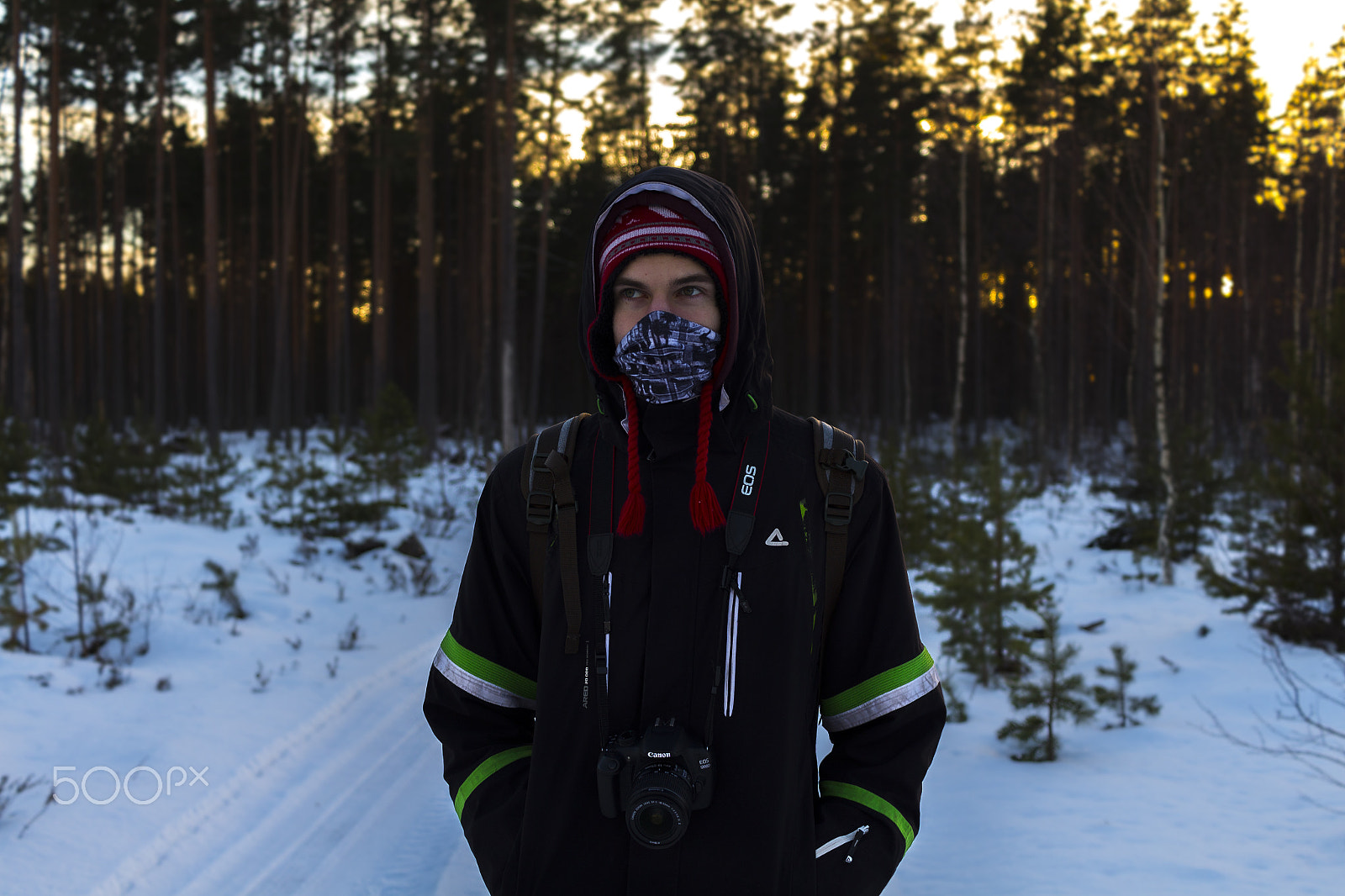 Canon EF-S 24mm F2.8 STM sample photo. Forest portrait photography