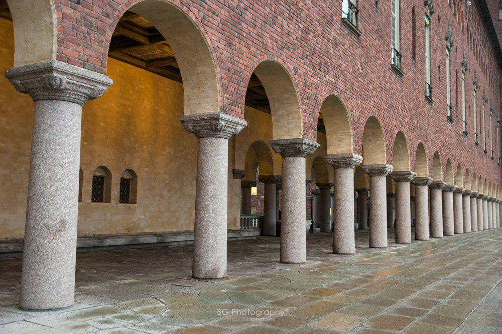 Sony a7 II + Canon EF 85mm F1.2L II USM sample photo. Stockholm city hall. photography