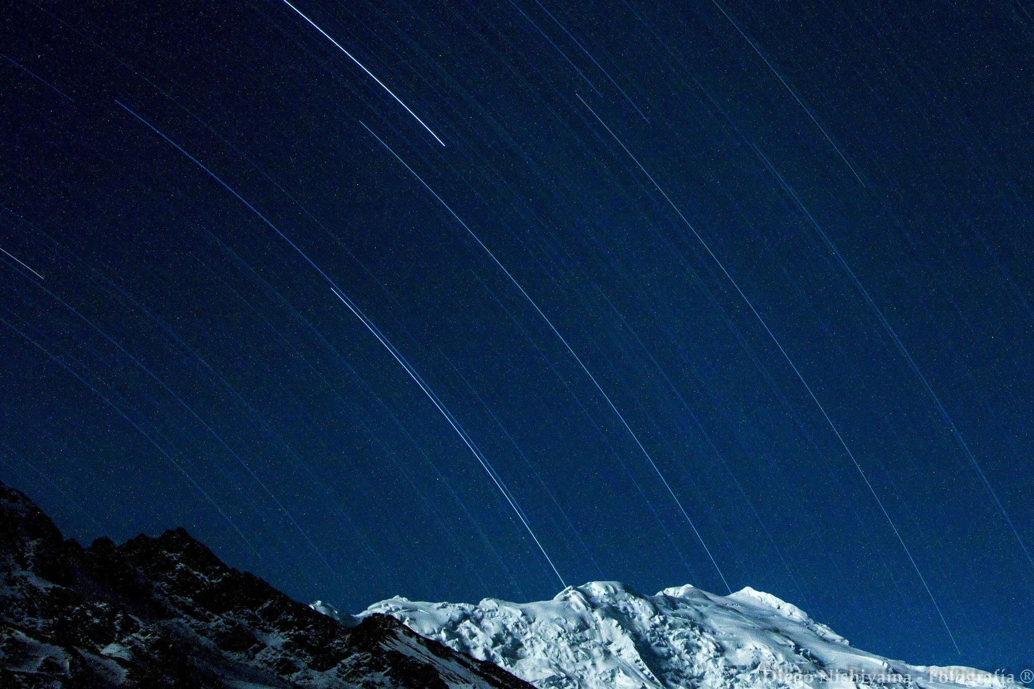 Sigma 10-20mm F3.5 EX DC HSM sample photo. Apu ausangate and star trail photography