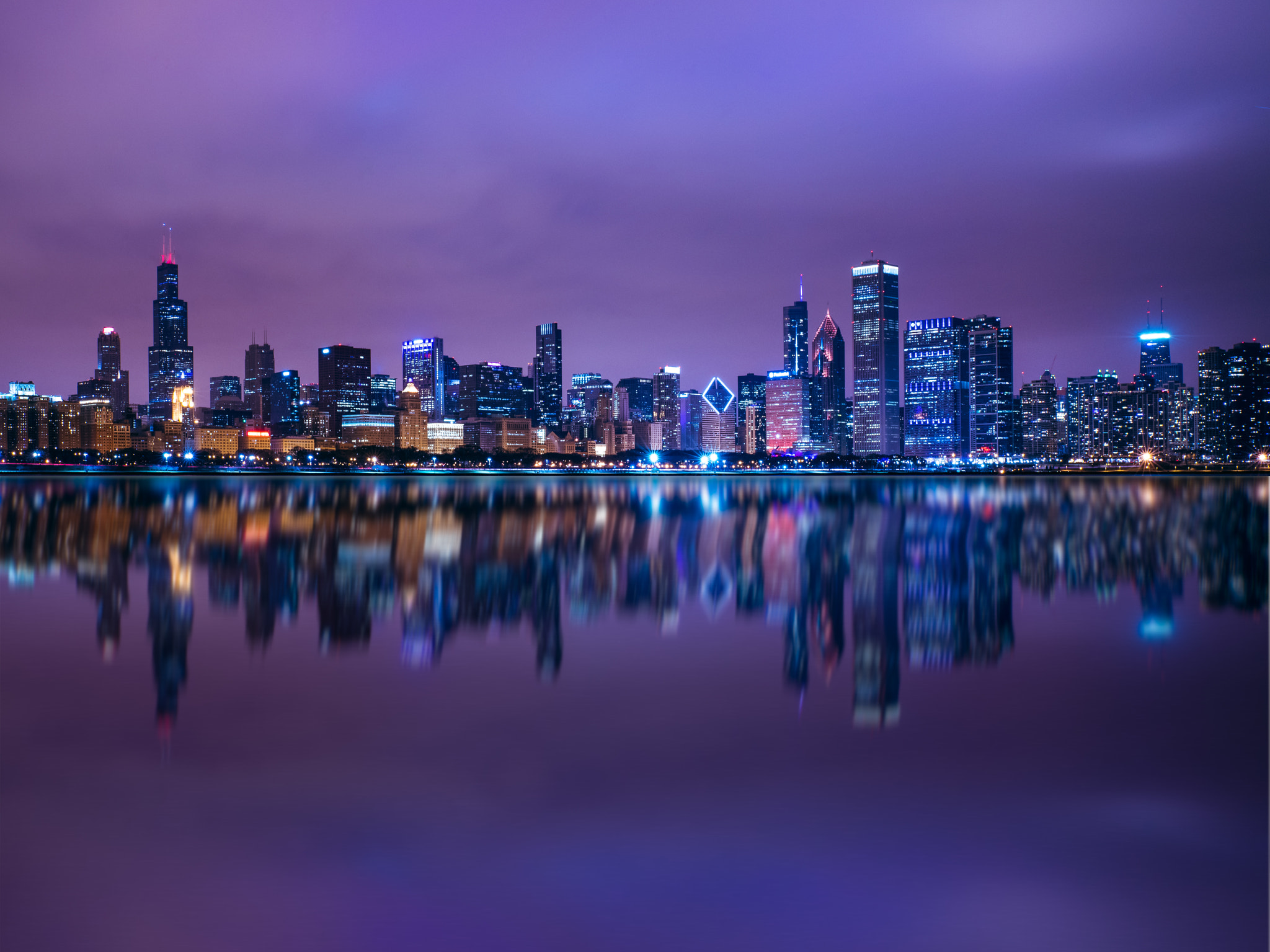 Sony a7 II + Sony DT 50mm F1.8 SAM sample photo. Chicago skyline photography