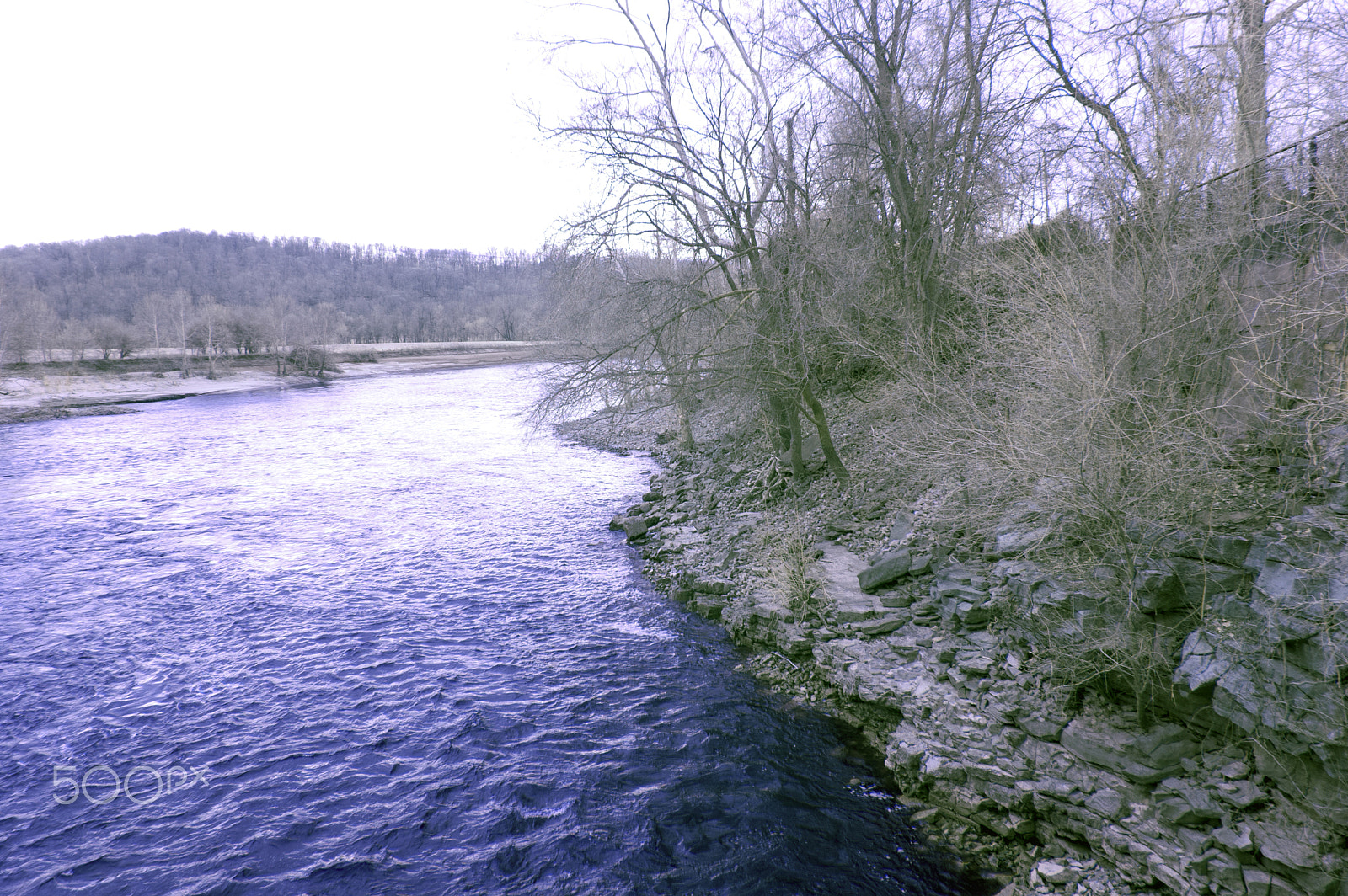 Nikon D70s sample photo. Downstream of the dam photography