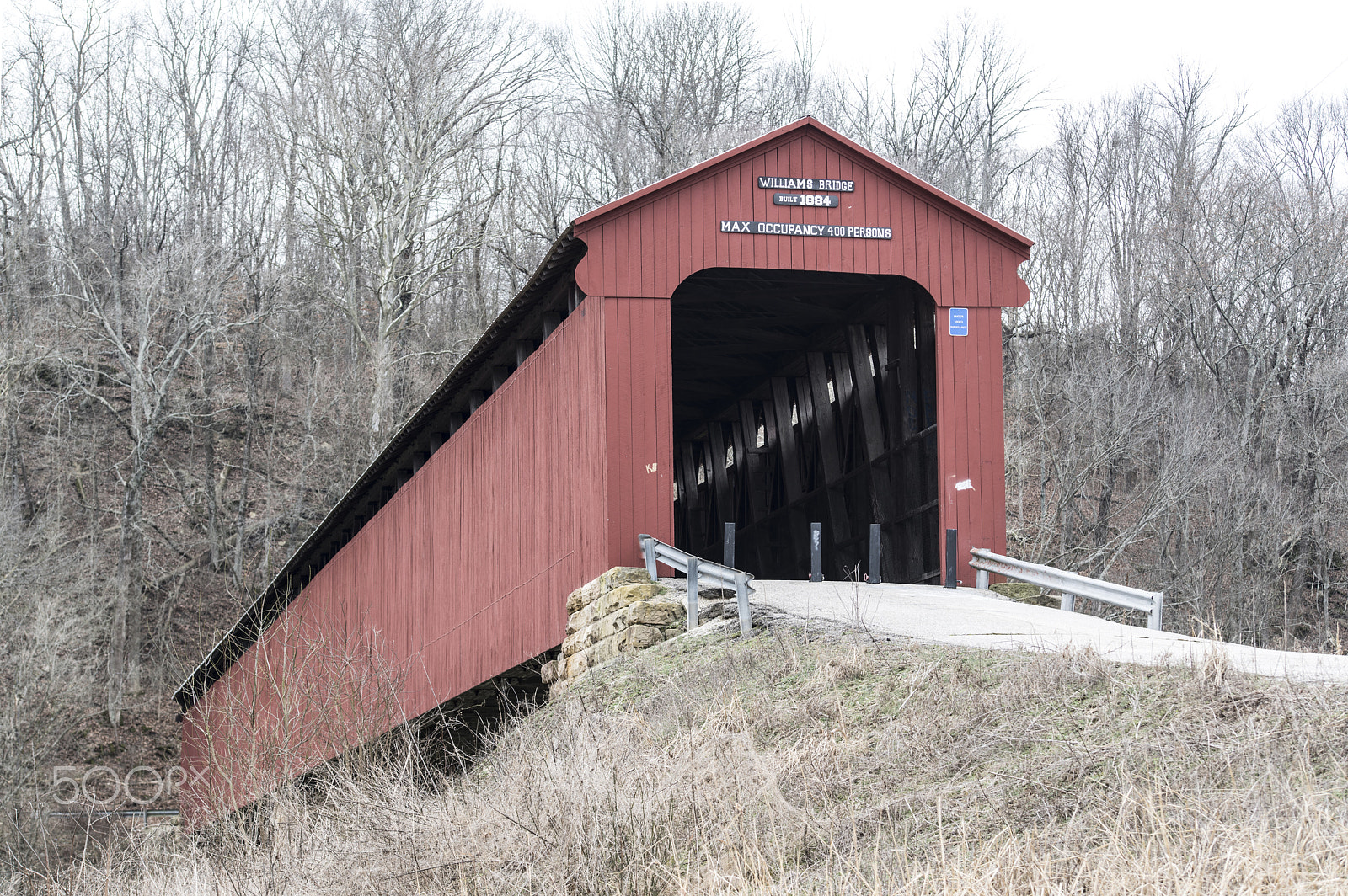 Pentax K-1 sample photo. Williams covered bridge photography