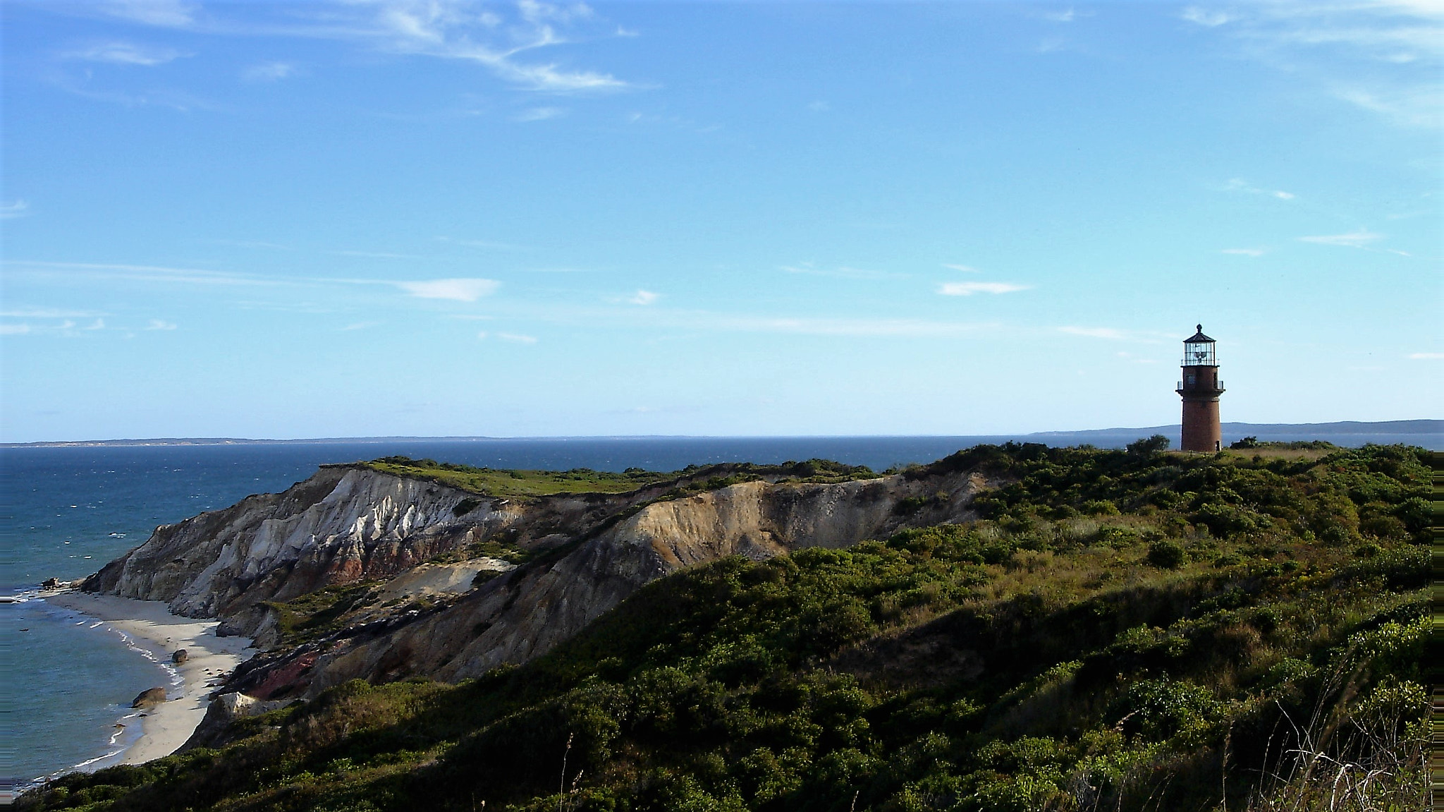 Sony DSC-M1 sample photo. Aquinnah lighthouse photography